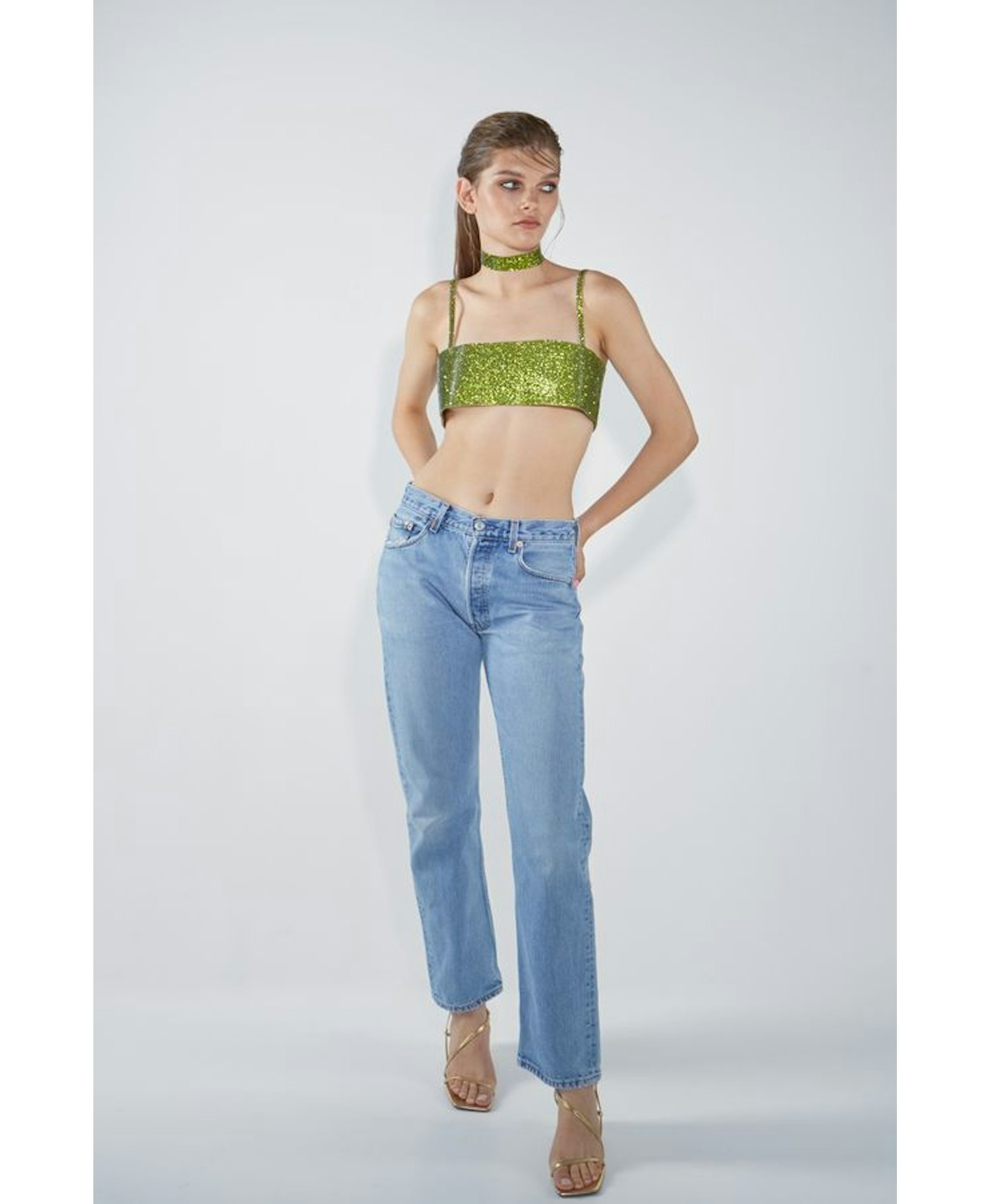 Charlotte Top Lime Green made by NUÉ