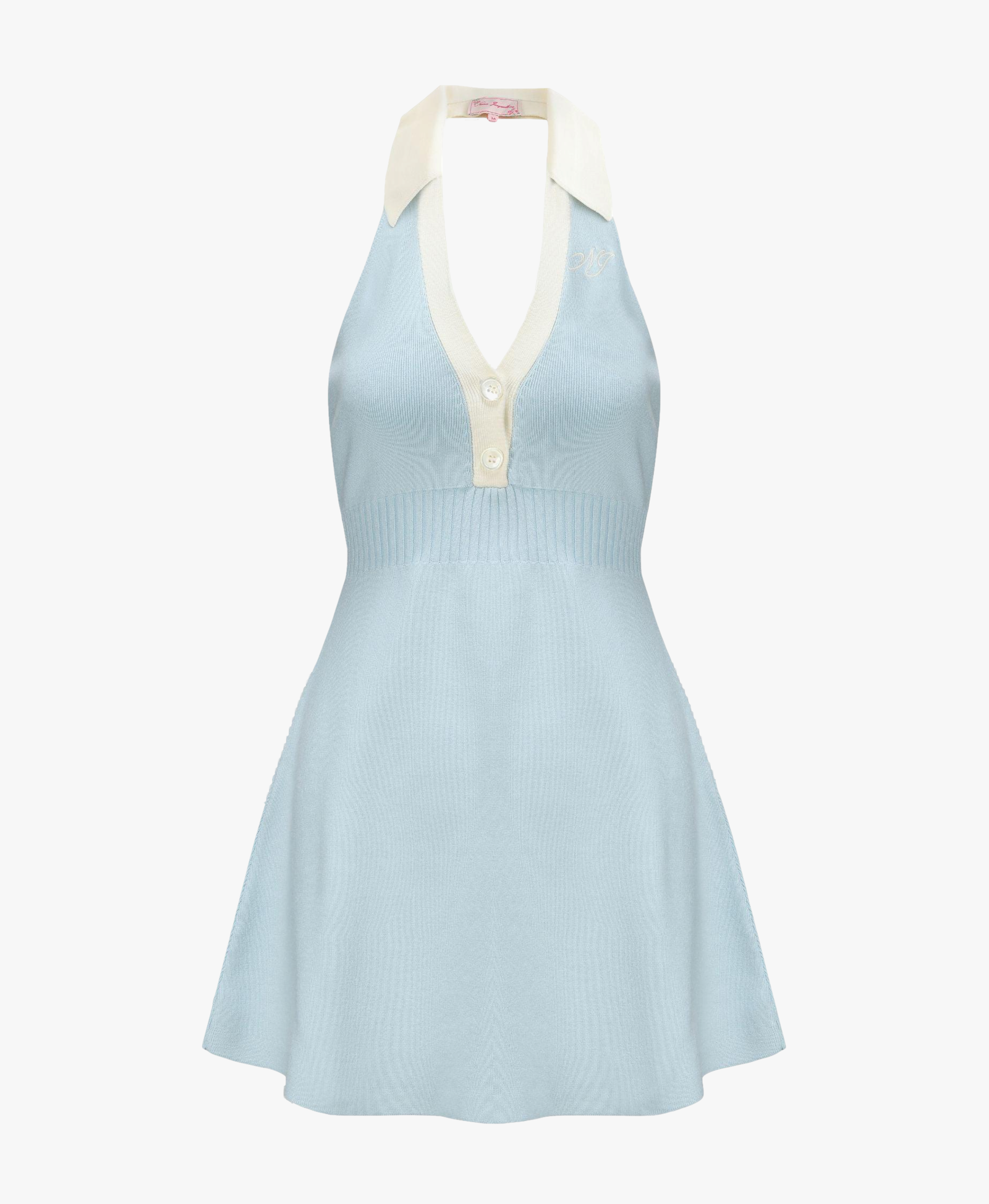 Samantha Knit Dress (Blue) in Blue made by Nana Jacqueline