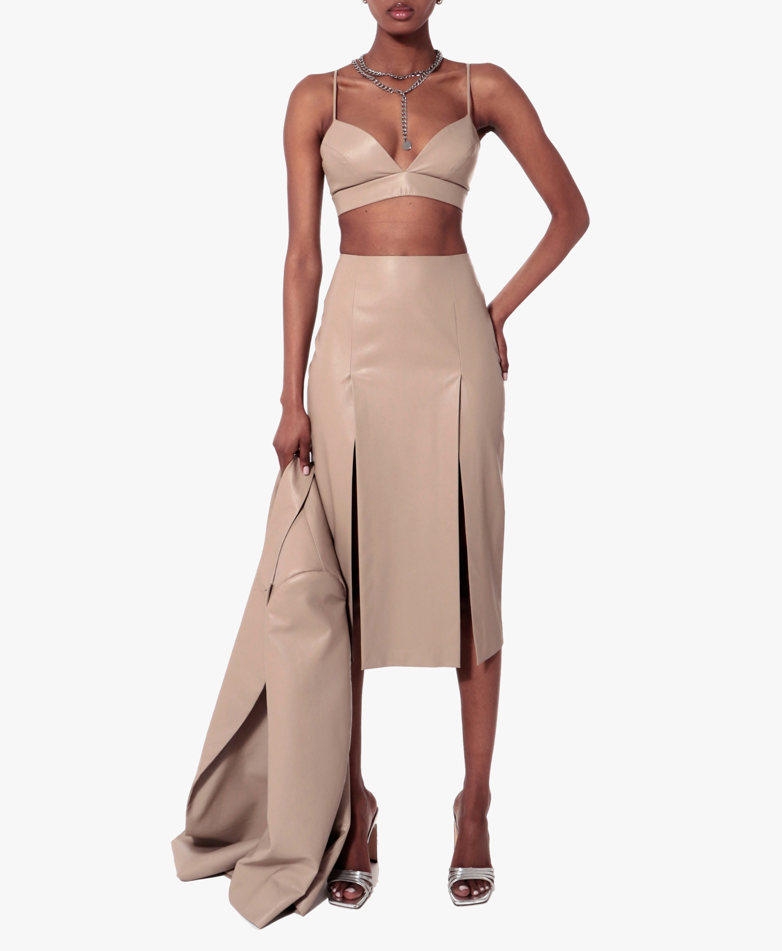 Bralette Top Asha Cool Beige made by HALEWSKI