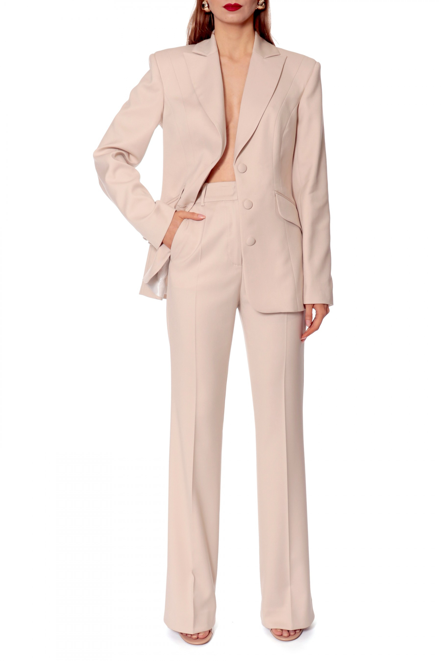 Shop Aggi Blazer Leona Pearl Ivory