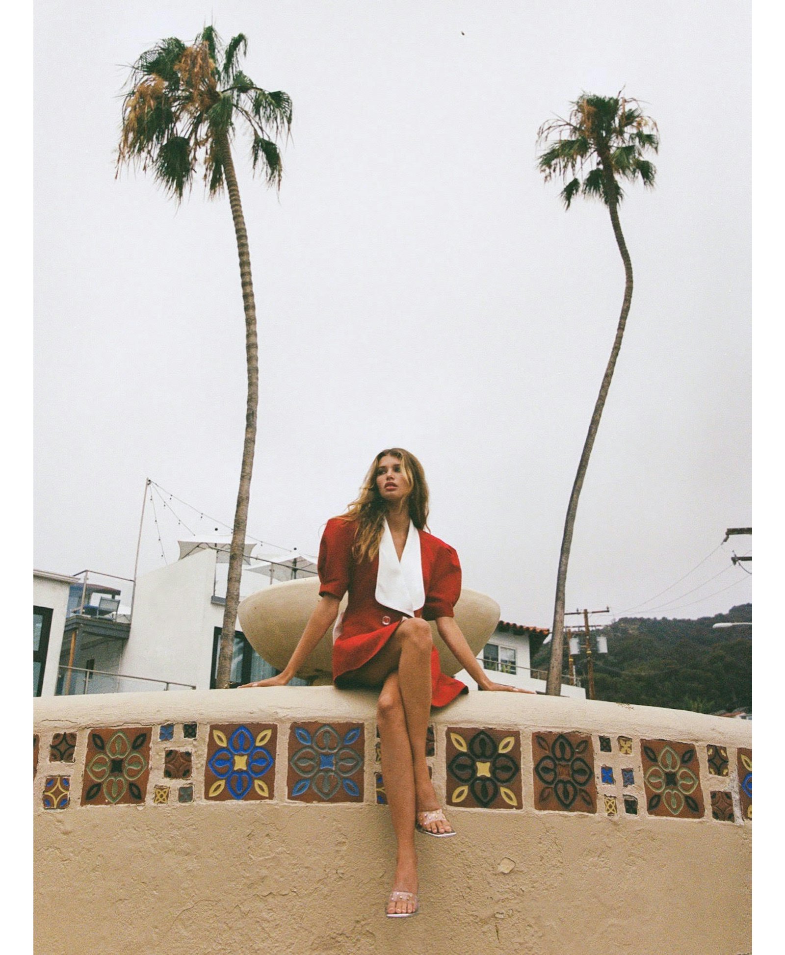 Alia Dress (Red) in Red made by Nana Jacqueline