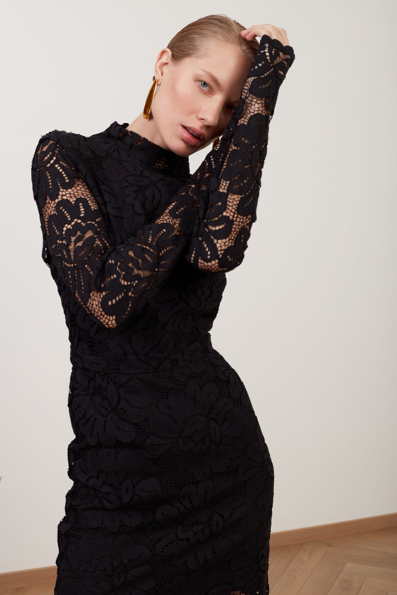 Shop Undress Serin Mini Dress From Black Floral Lace
