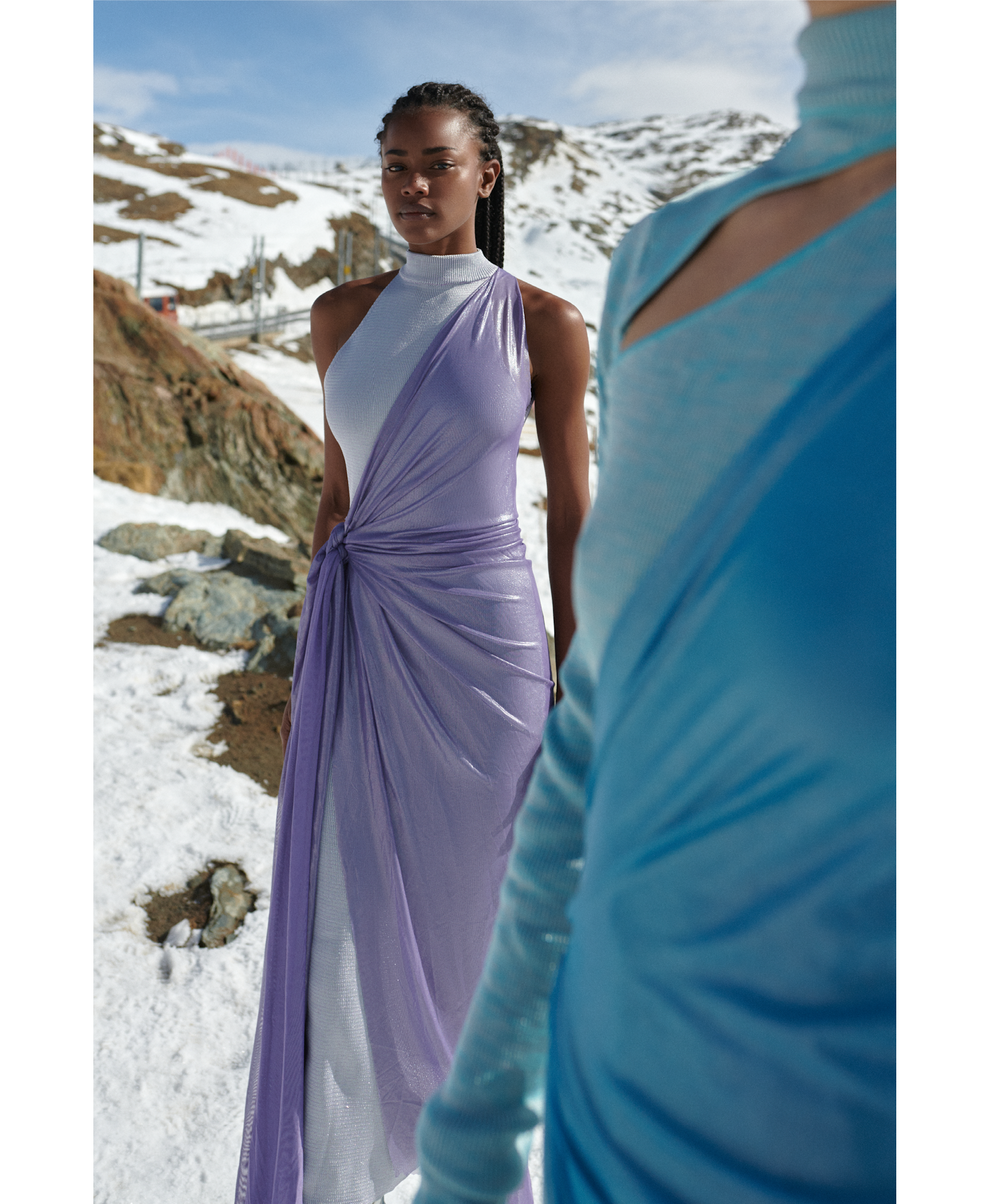 Fiona Dress in Purple made by BAOBAB