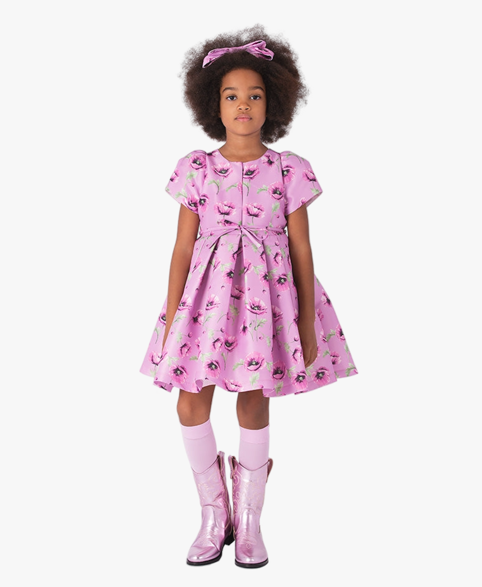 Orchid Valley Girls Dress made by Mama Luma