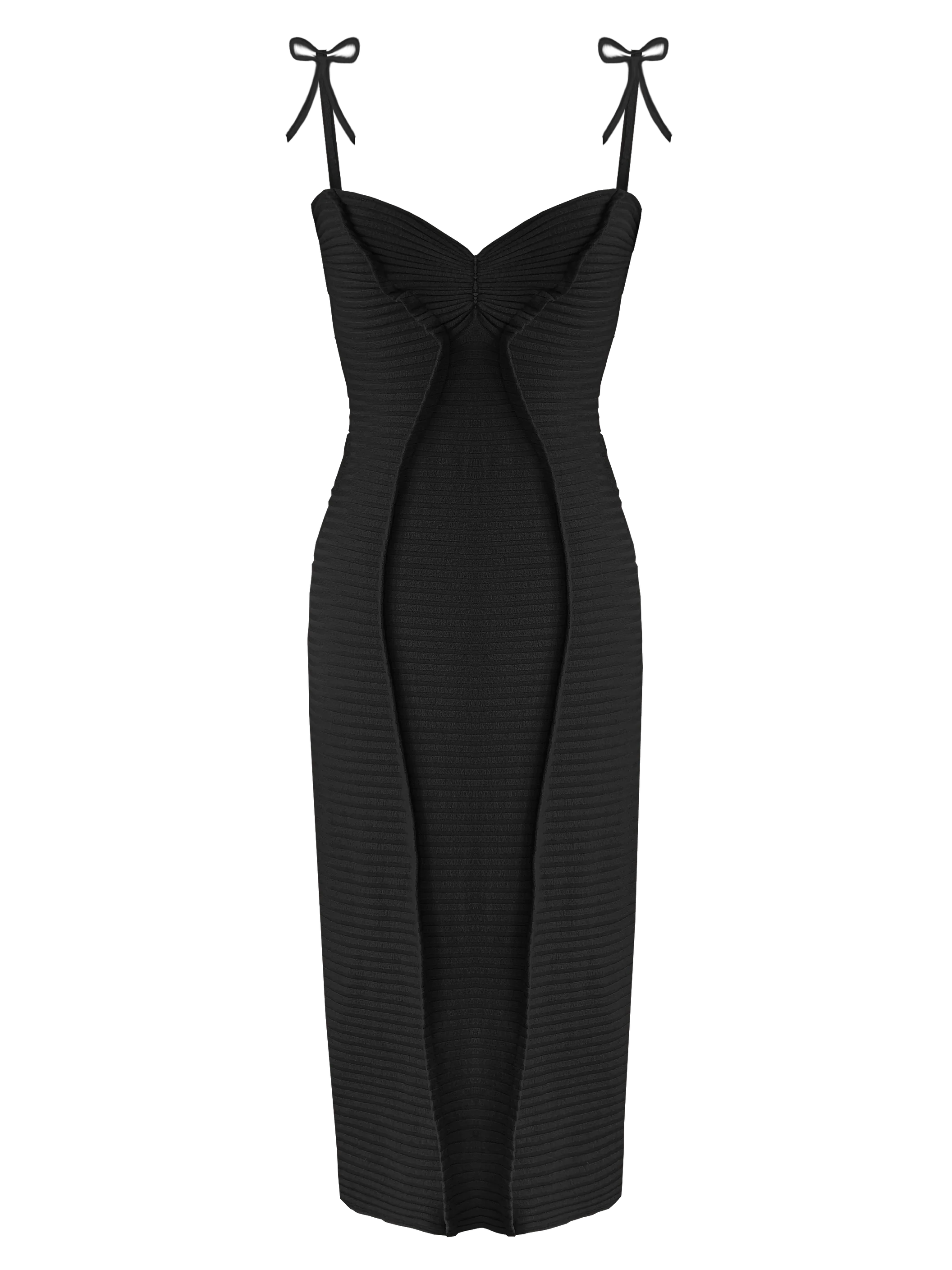 Georgia Hardinge Gaia Knit Dress In Black