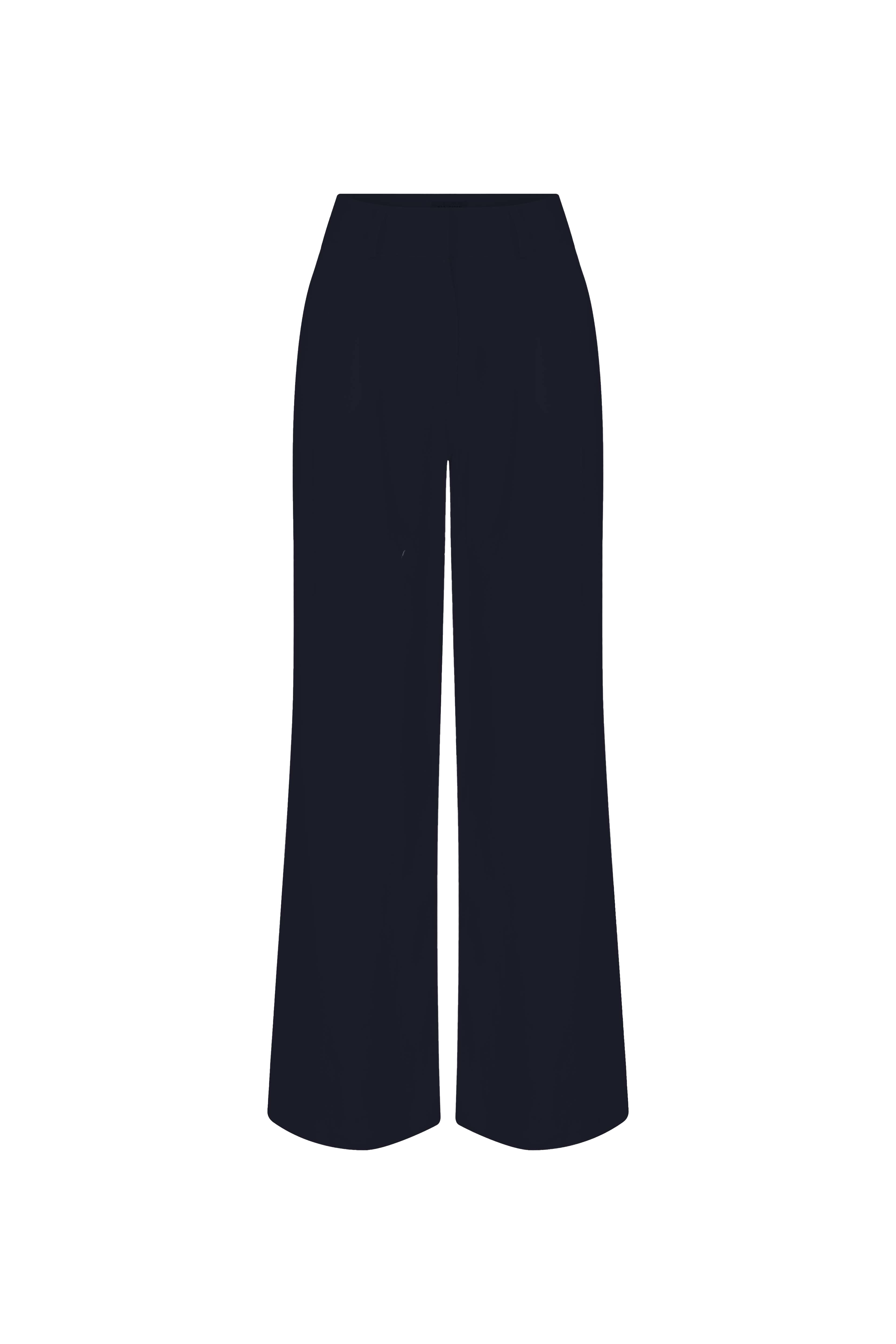 Shop Nazli Ceren Tina Linen Trousers In Dark Navy