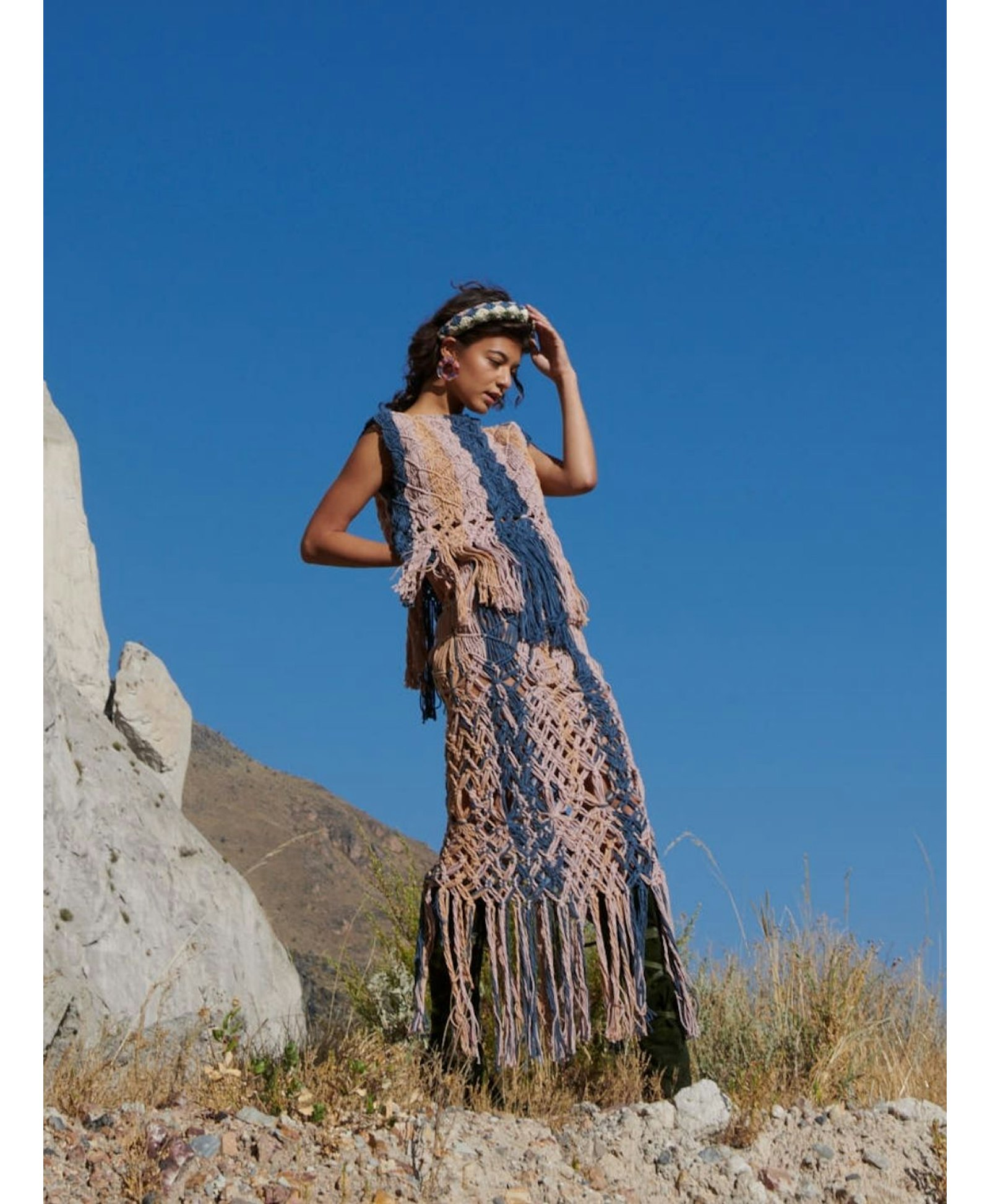 BASHA skirt in Multi color made by AYNI