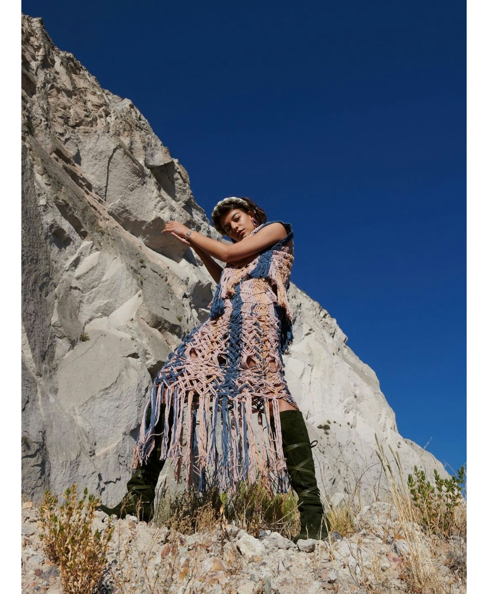 BASHA skirt in Multi color made by AYNI