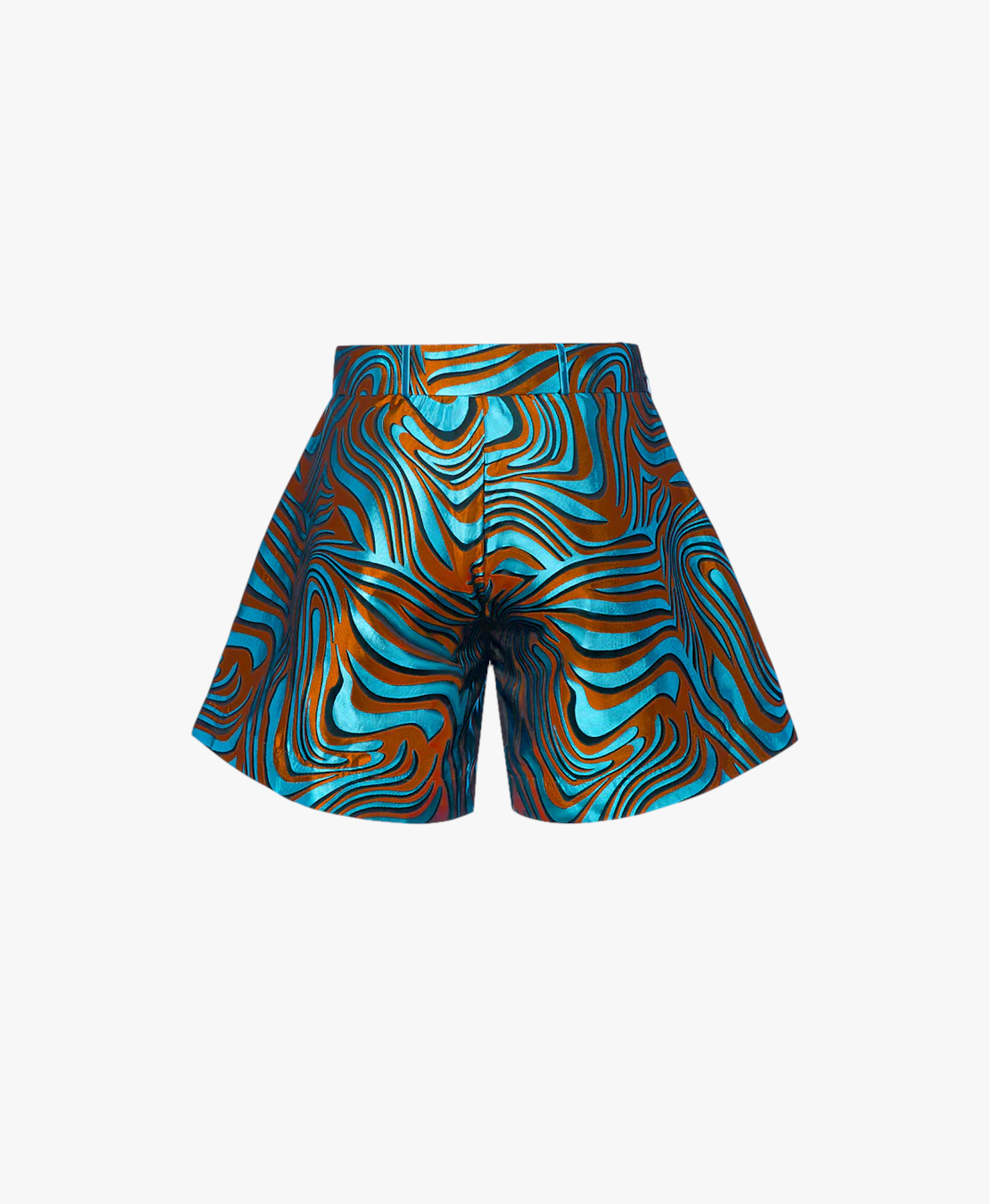 Mint Printed shorts made by ANDREEVA