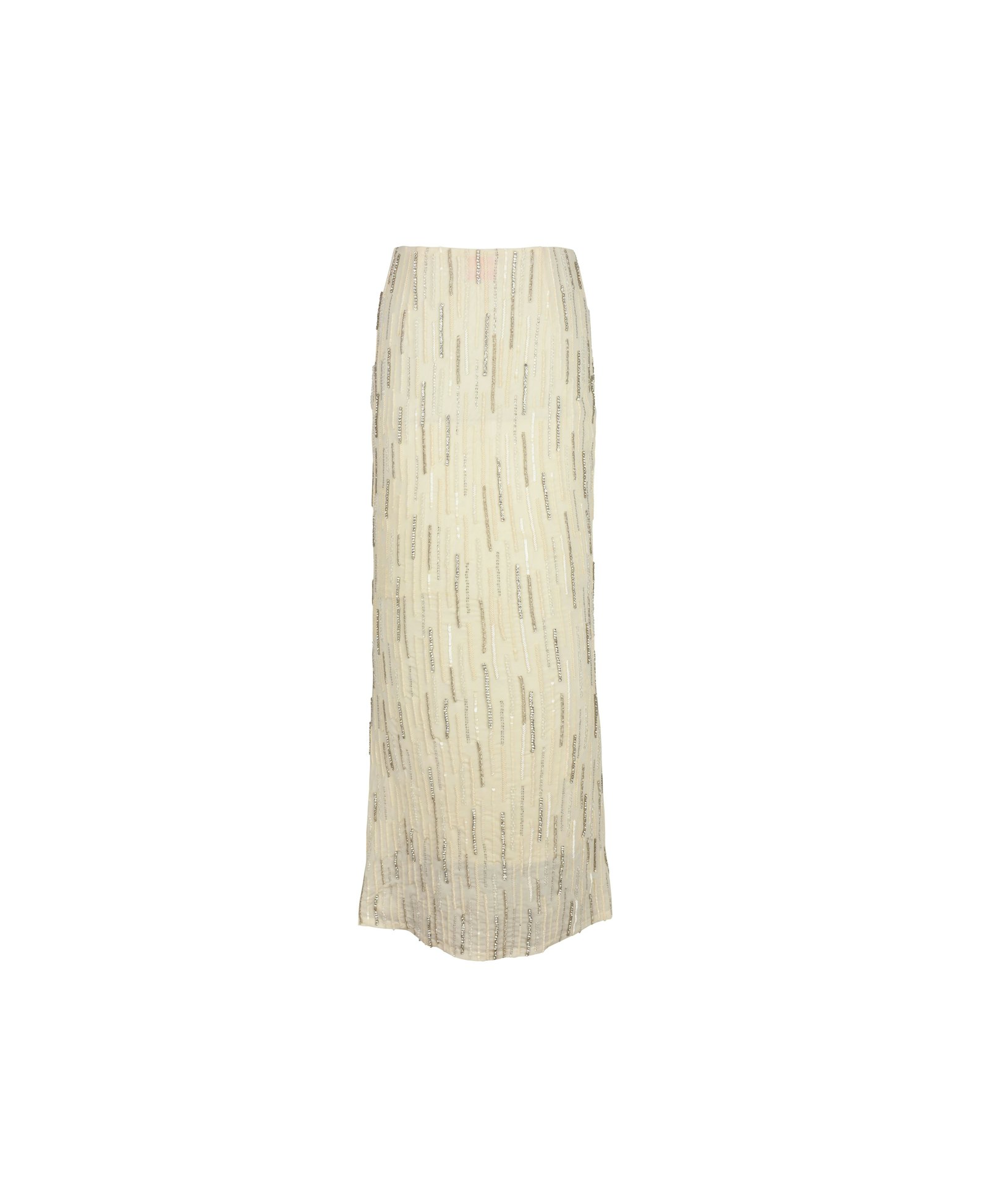 Aphrodite's White Beaded Co-ord Swim Bottom - Daphne Collection made by Oceanus Swimwear