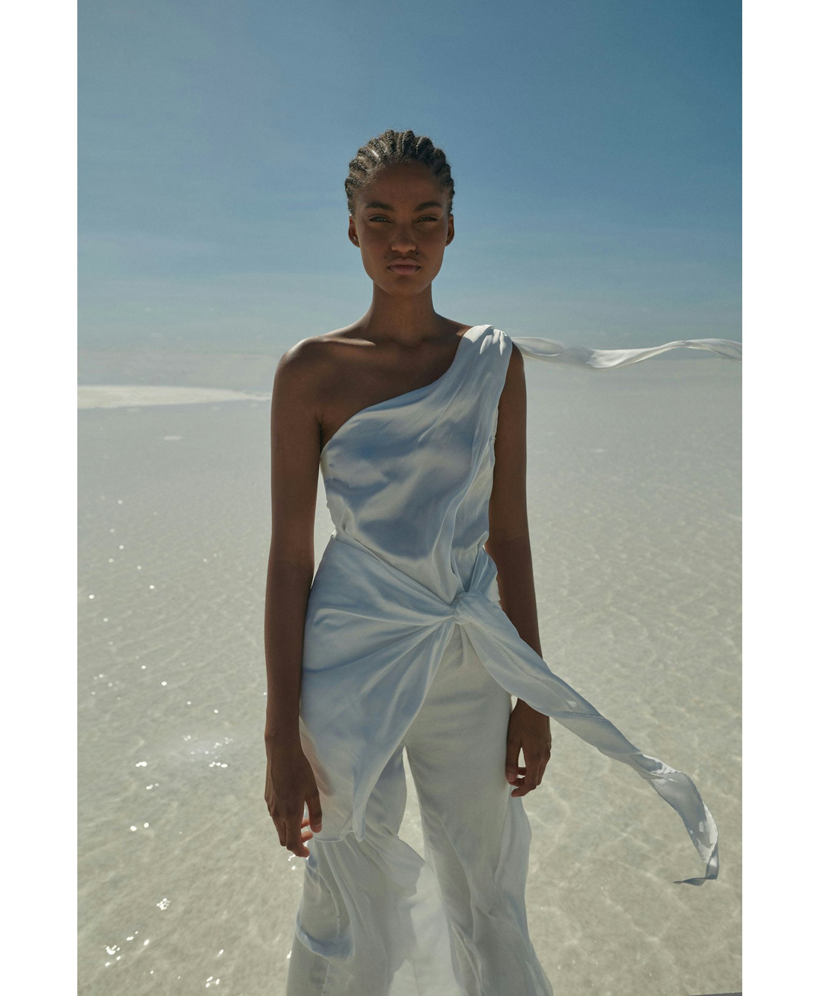 The Great Jumpsuit in White made by BAOBAB