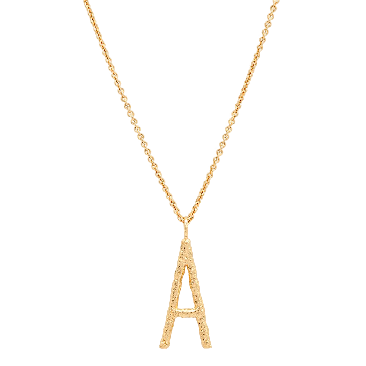 Shop Amber Sceats Grande Letter Necklace In Gold