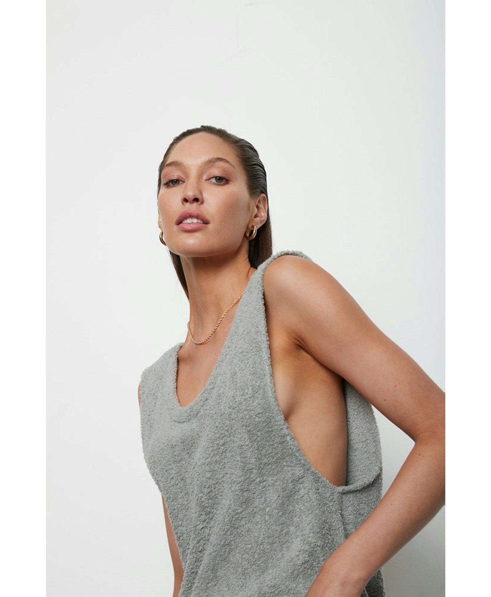 Ari Dress in Grey made by Atoir