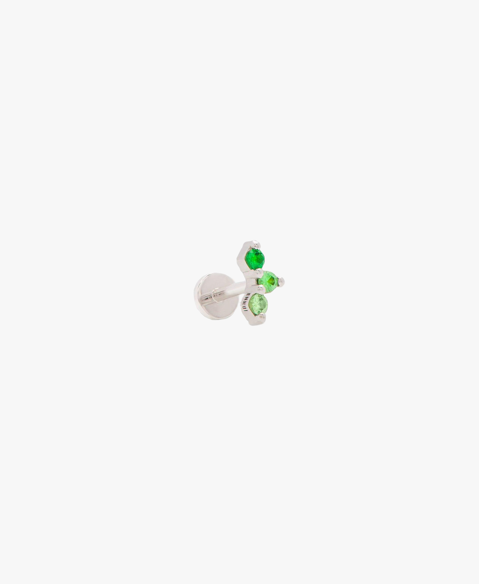 HONEY I'M HOME LABRET TSAVORITE & WHITE GOLD made by ENNUI