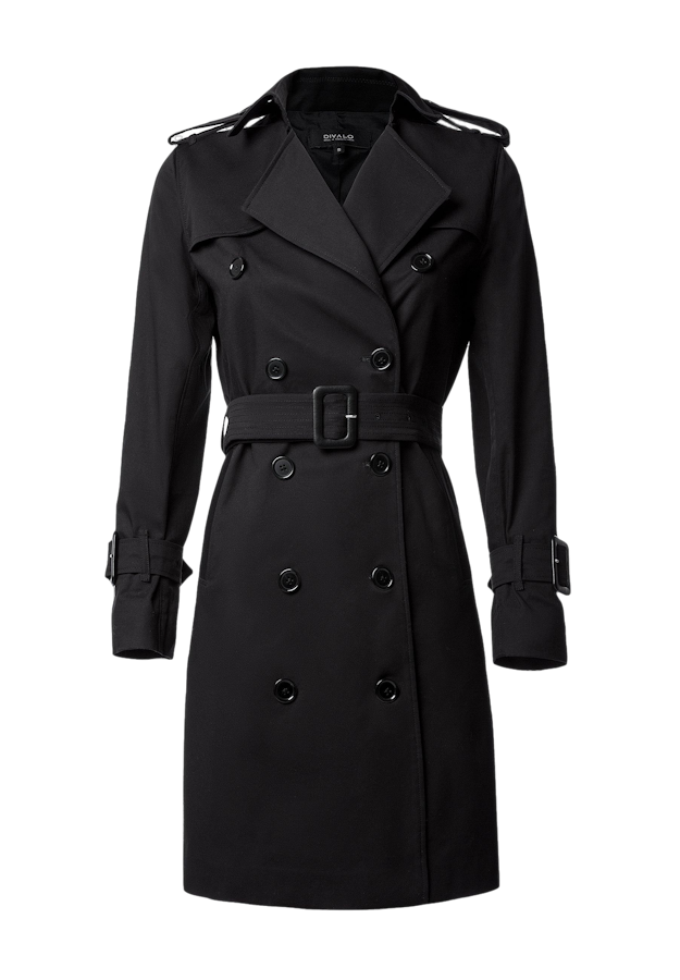 Divalo Vlad Trench Coat In Black