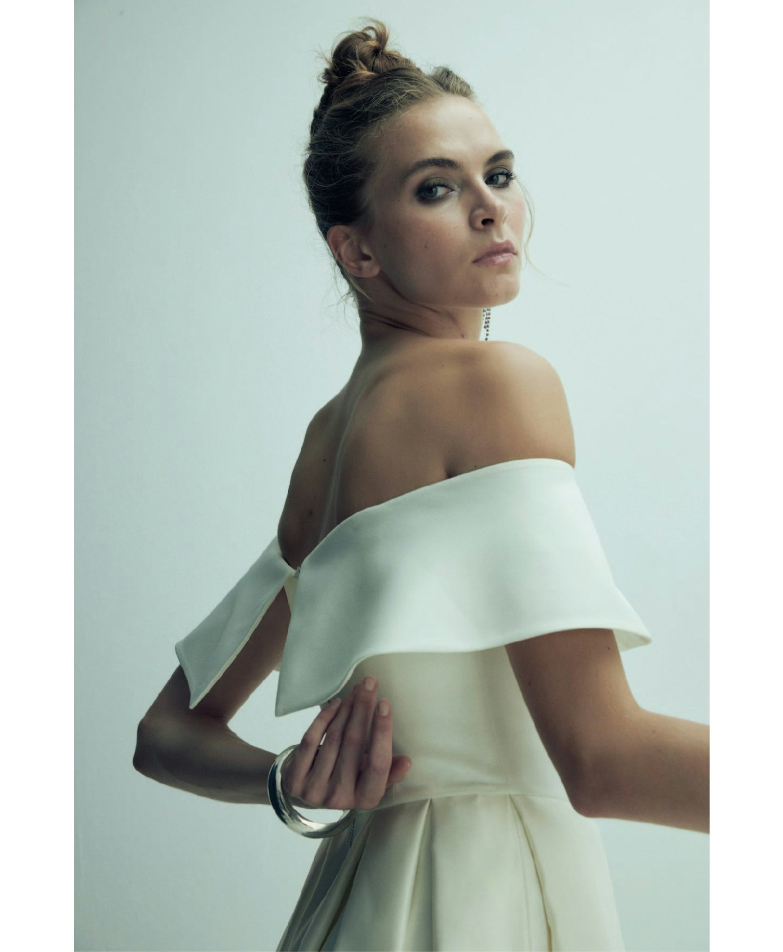 Ivy Mini Dress in Vanilla Ice made by Nazli Ceren