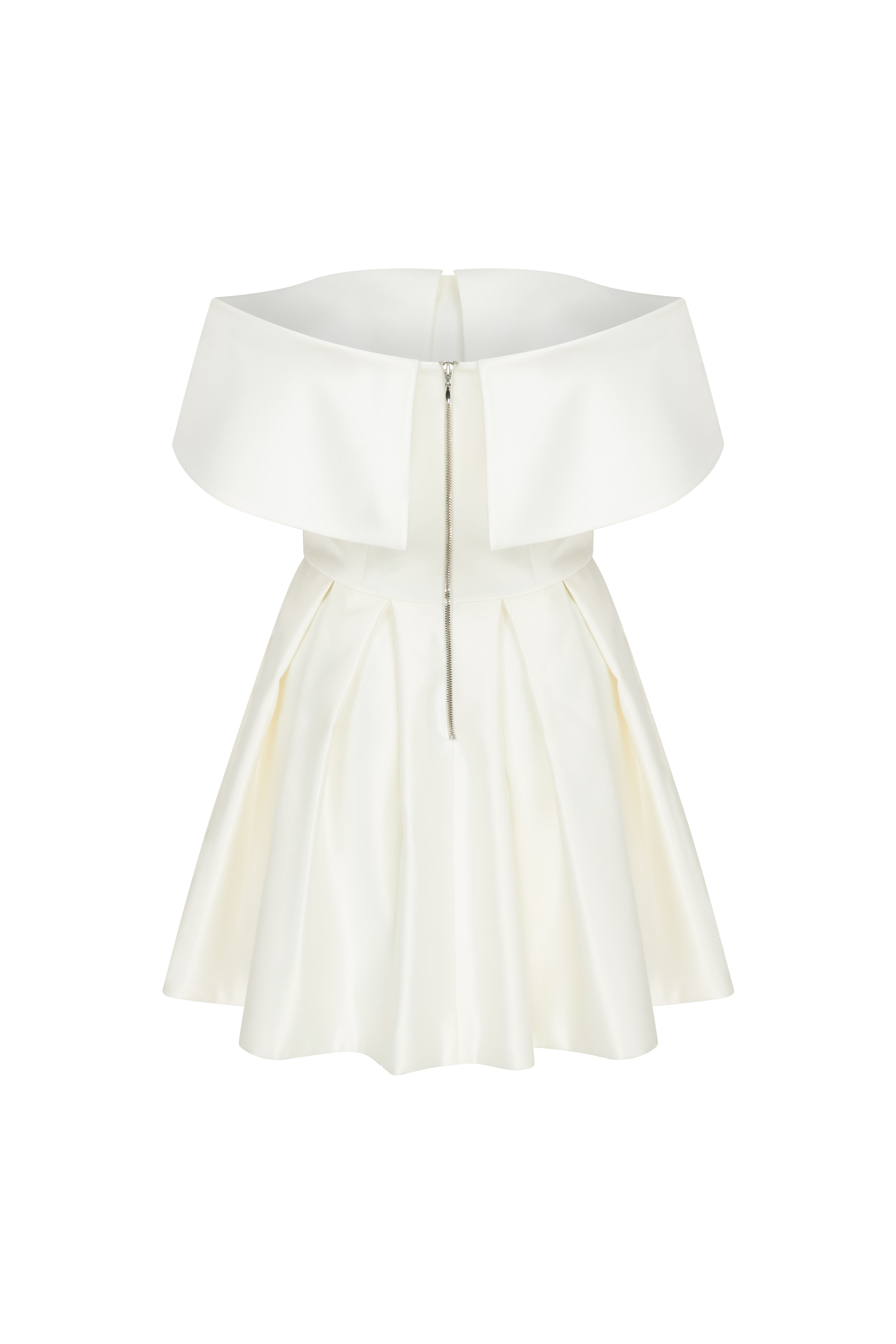 Shop Nazli Ceren Ivy Mini Dress In Vanilla Ice