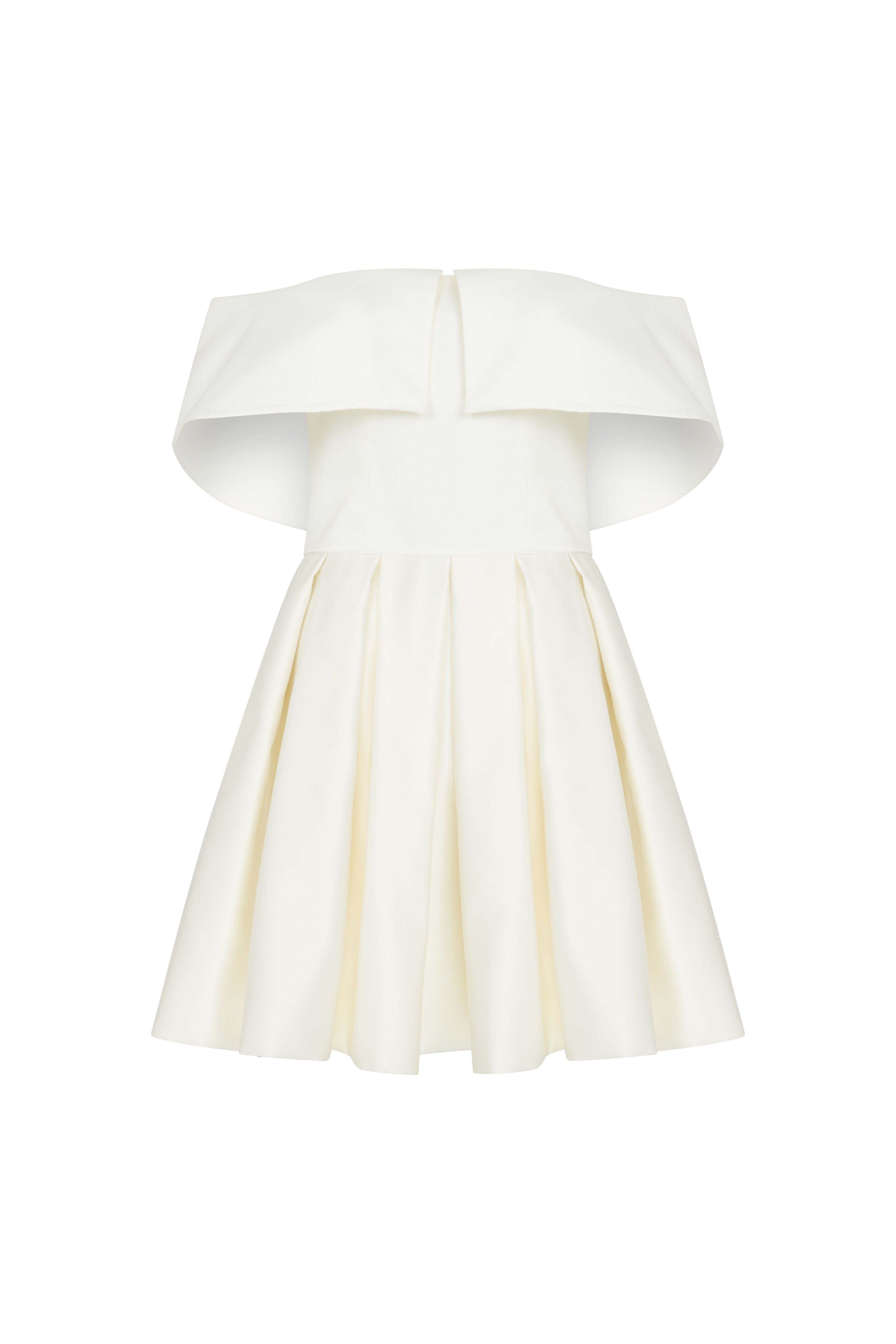 Nazli Ceren Ivy Mini Dress In Vanilla Ice In White