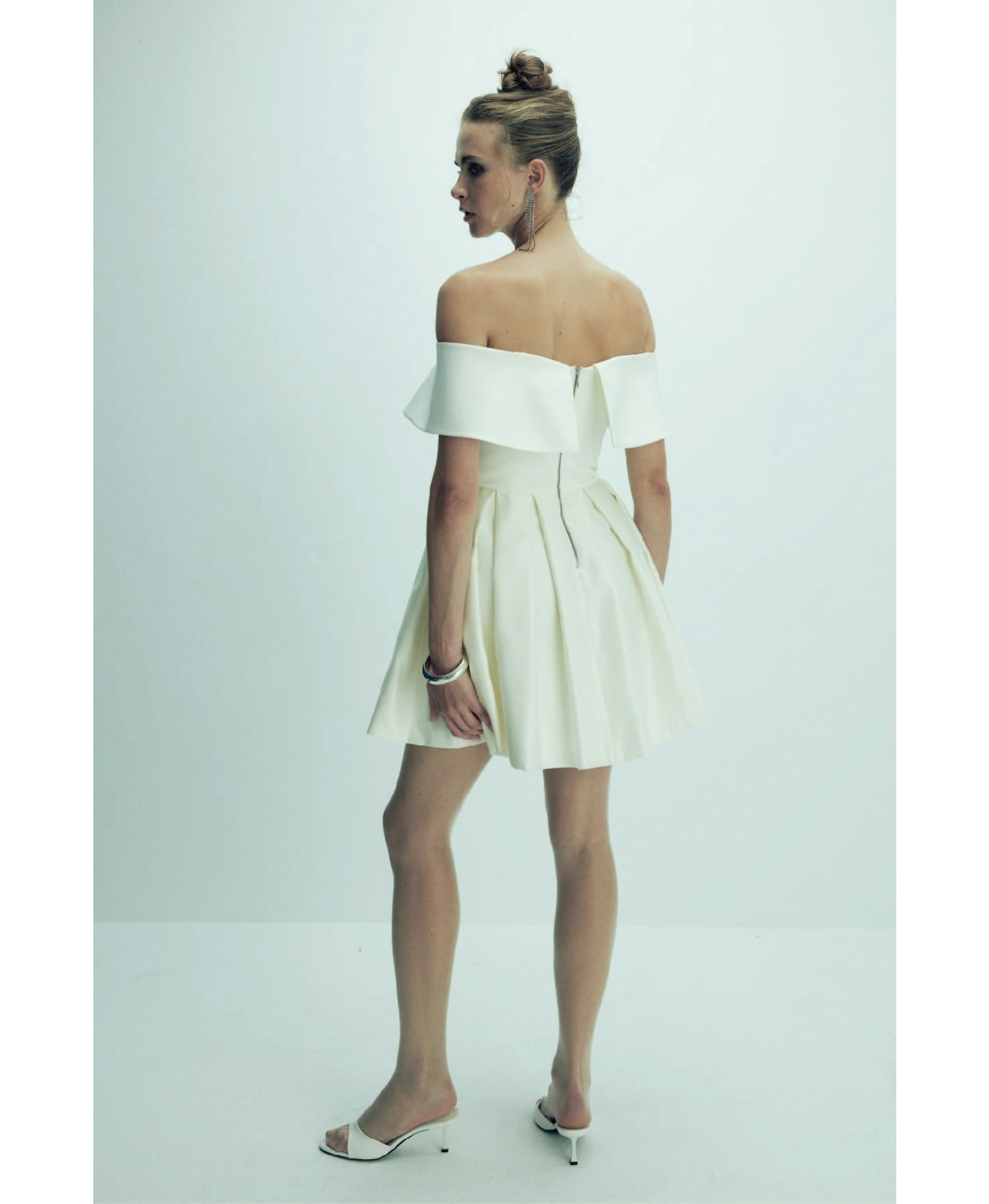 Ivy Mini Dress in Vanilla Ice made by Nazli Ceren