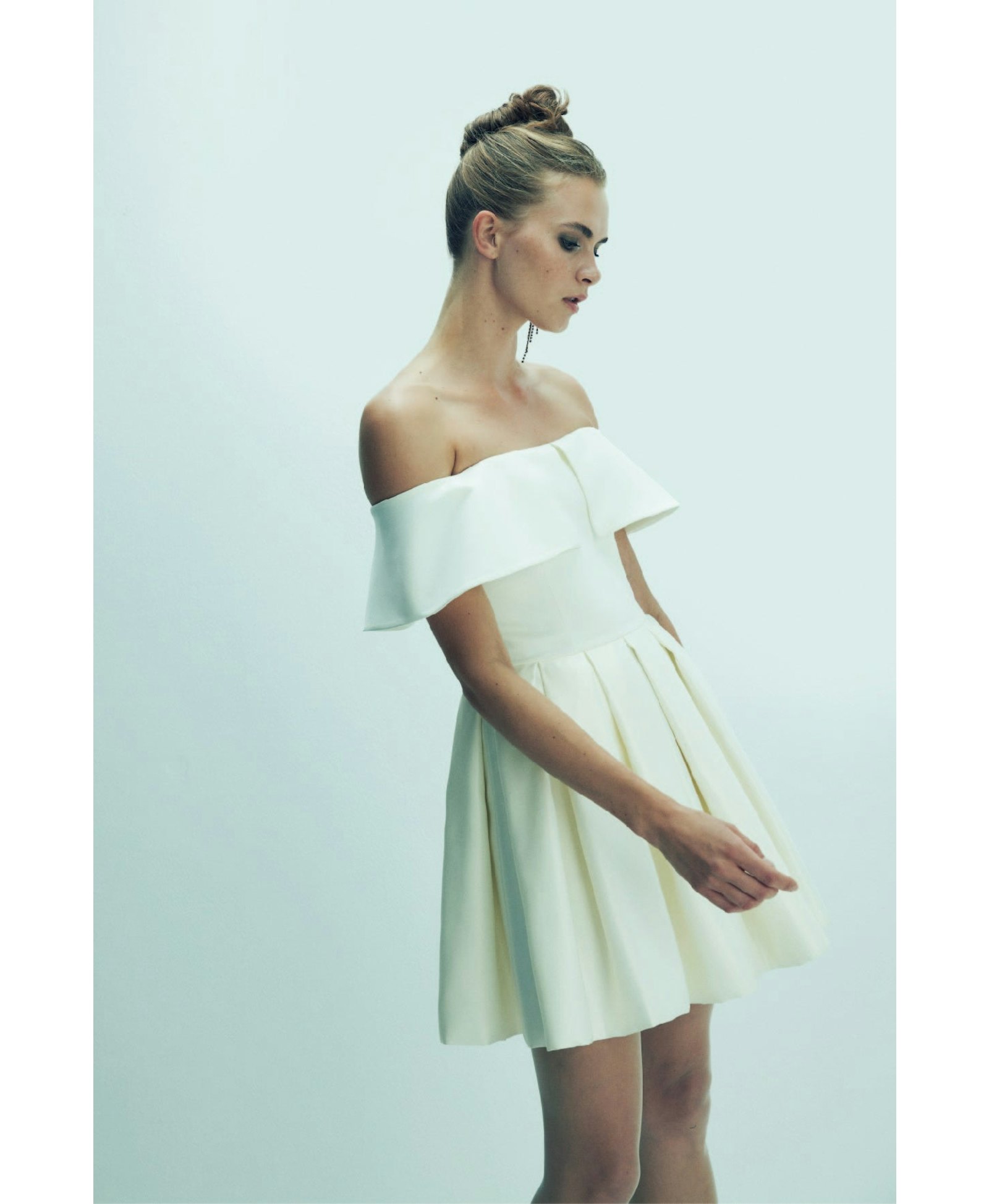 Ivy Mini Dress in Vanilla Ice made by Nazli Ceren