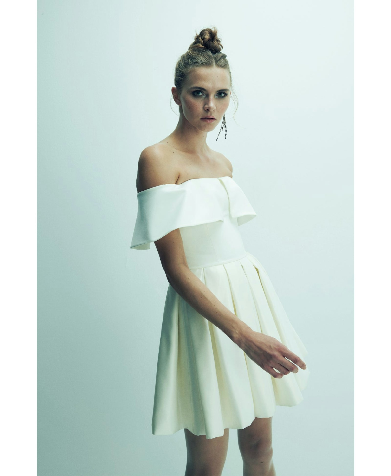 Ivy Mini Dress in Vanilla Ice made by Nazli Ceren