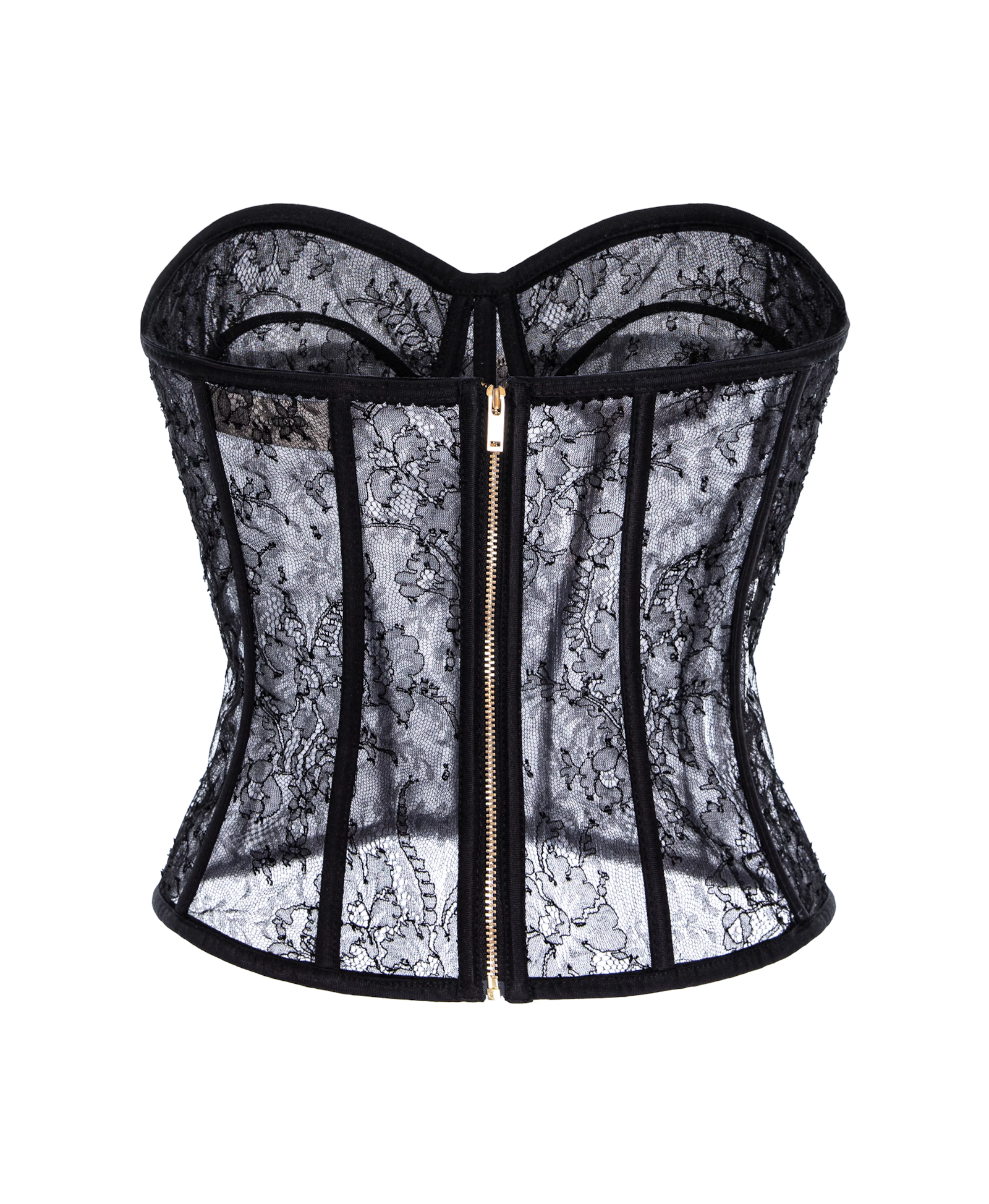 Aureliana Chantilly Lace Bustier made by Aureliana