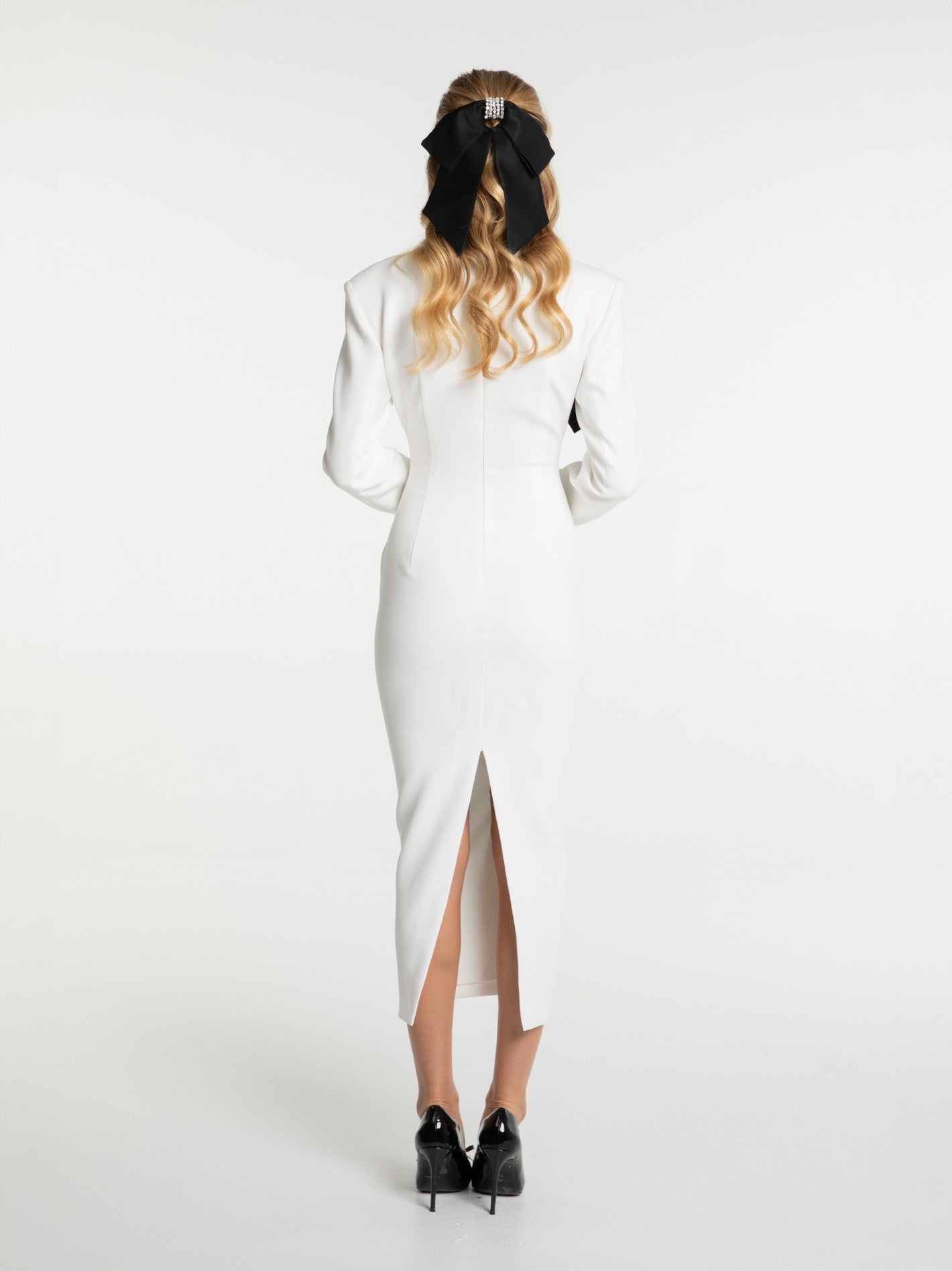 Shop Nana Jacqueline Ellie Bow Dress In White