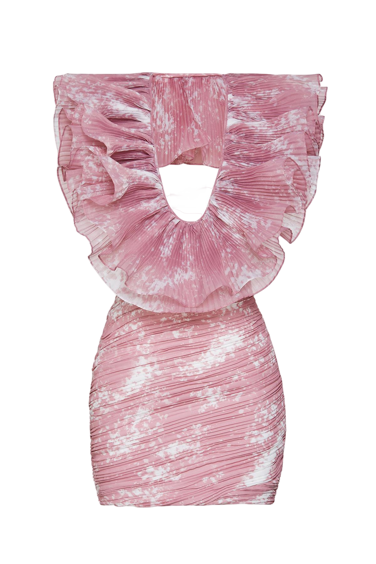 Nana Gotti Pixel Dress In Pink