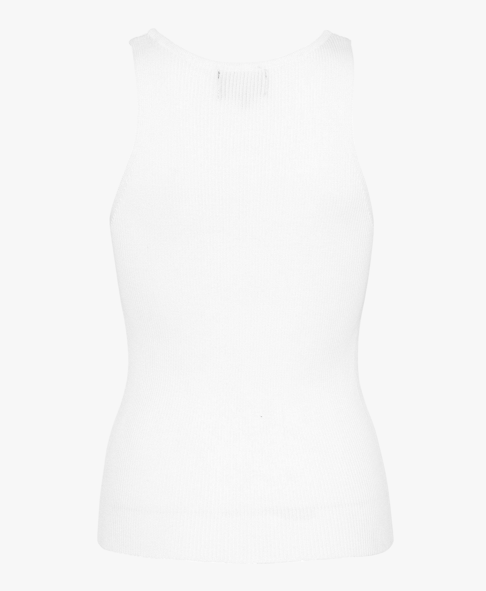 Claire Knitted Tank Top - White made by HERSKIND