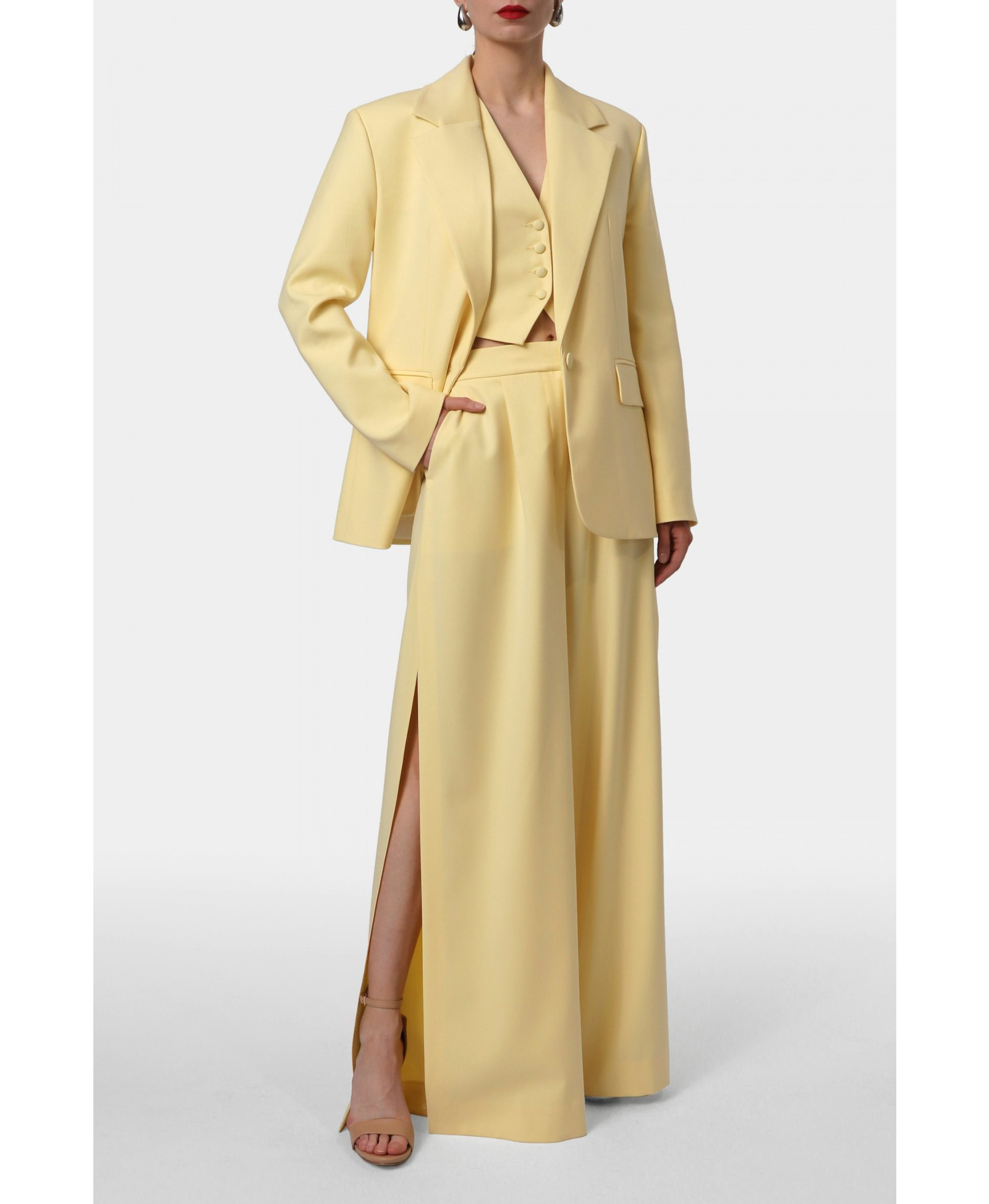Blazer Tatiana Butter Yellow made by HALEWSKI