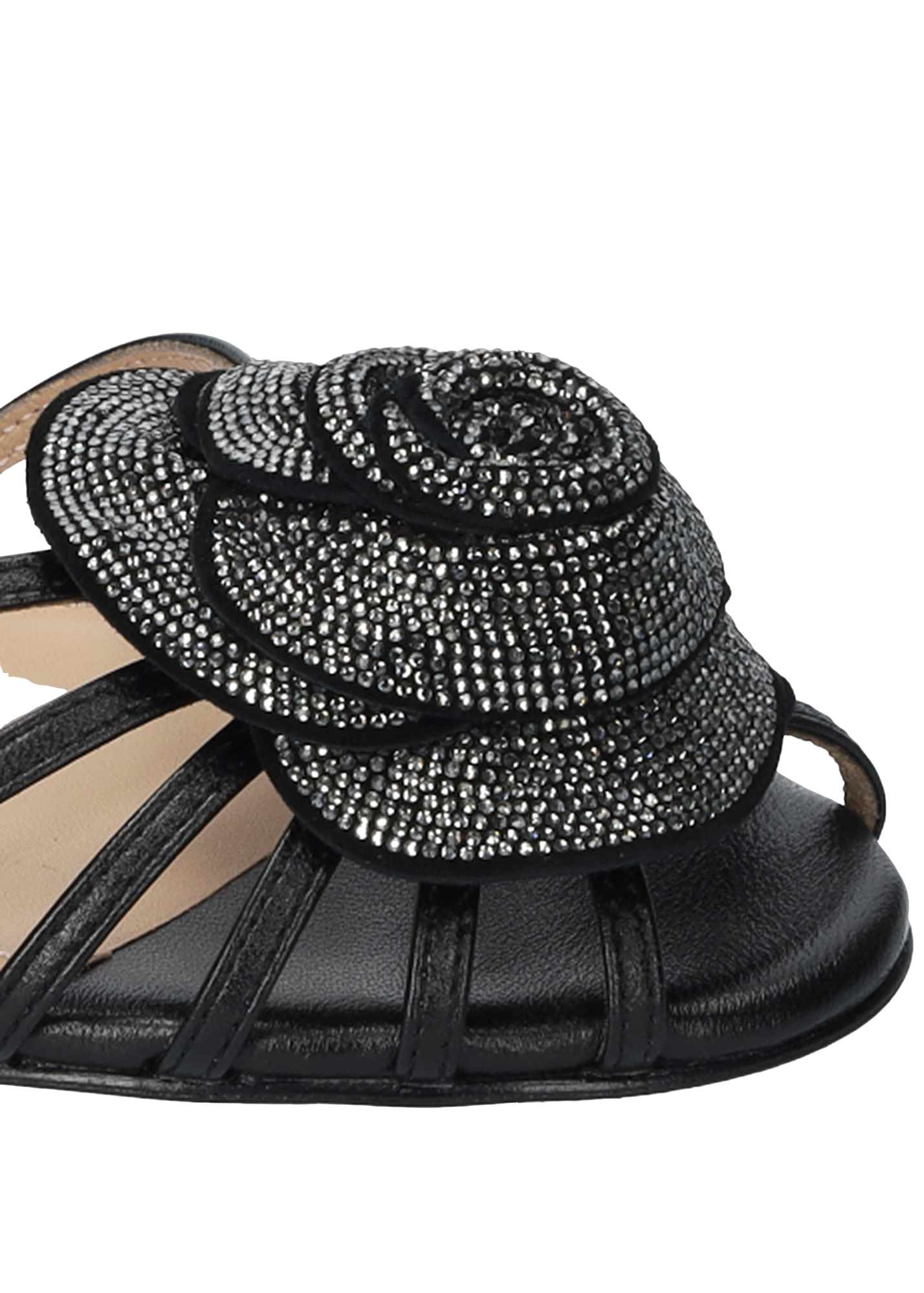 Shop Lola Cruz Shoes Rose Sandal 65 In Black