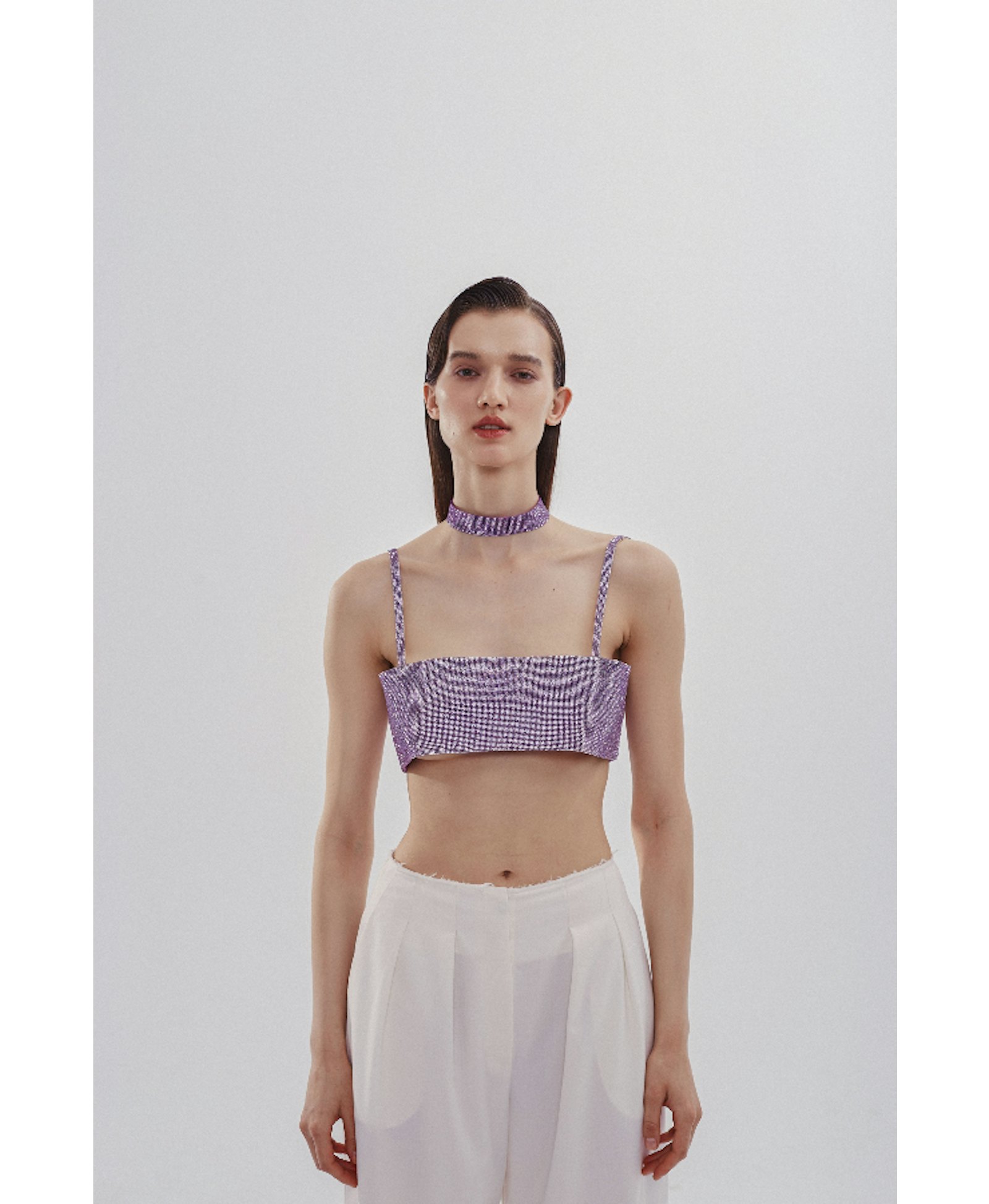 Charlotte Choker Lilac Purple made by NUÉ