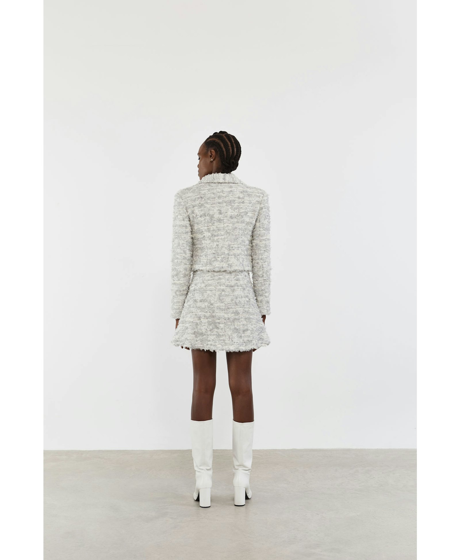 Soft Ice Tweed Jacket made by Vestiaire d'un Oiseau Libre