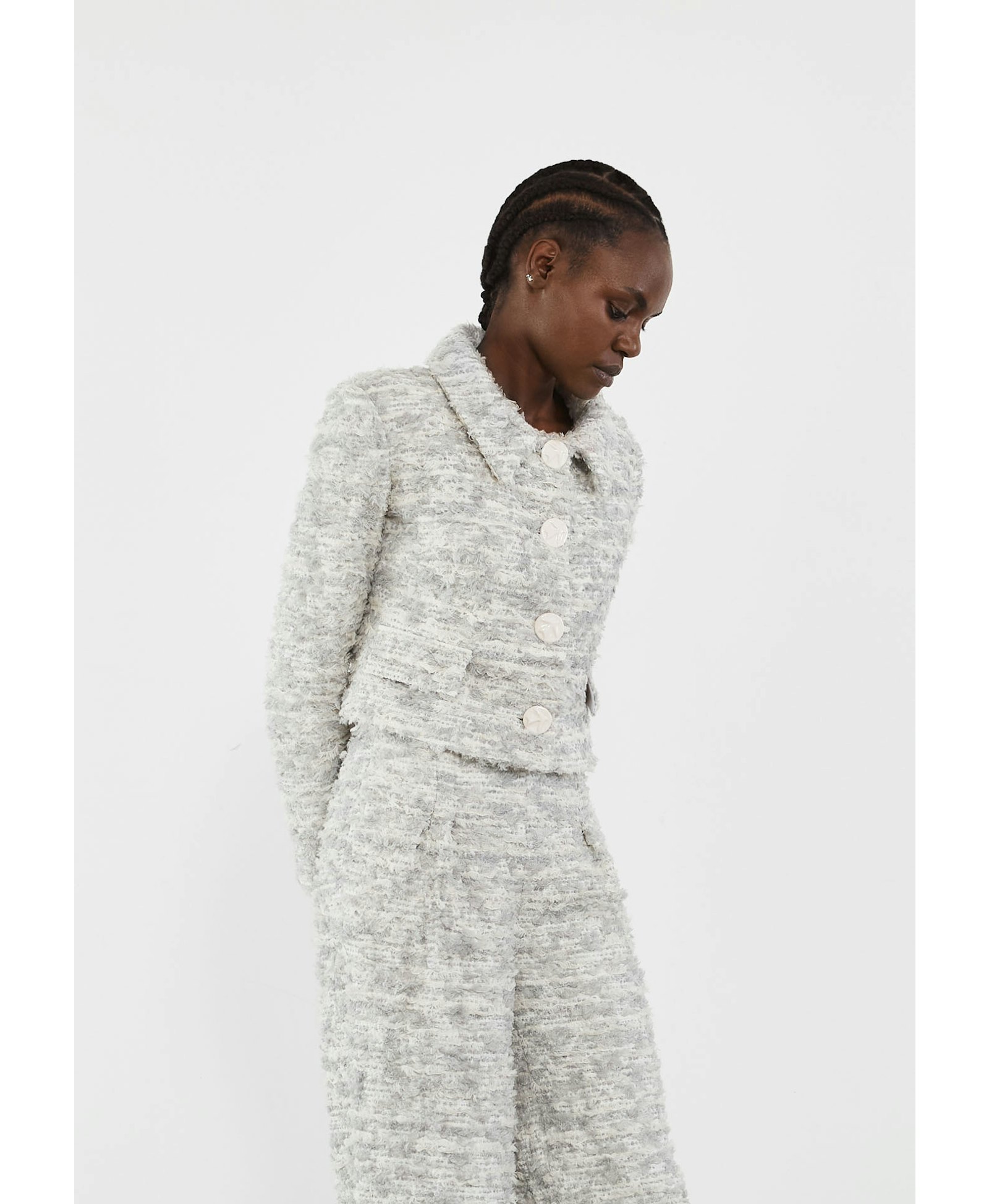 Soft Ice Tweed Jacket made by Vestiaire d'un Oiseau Libre