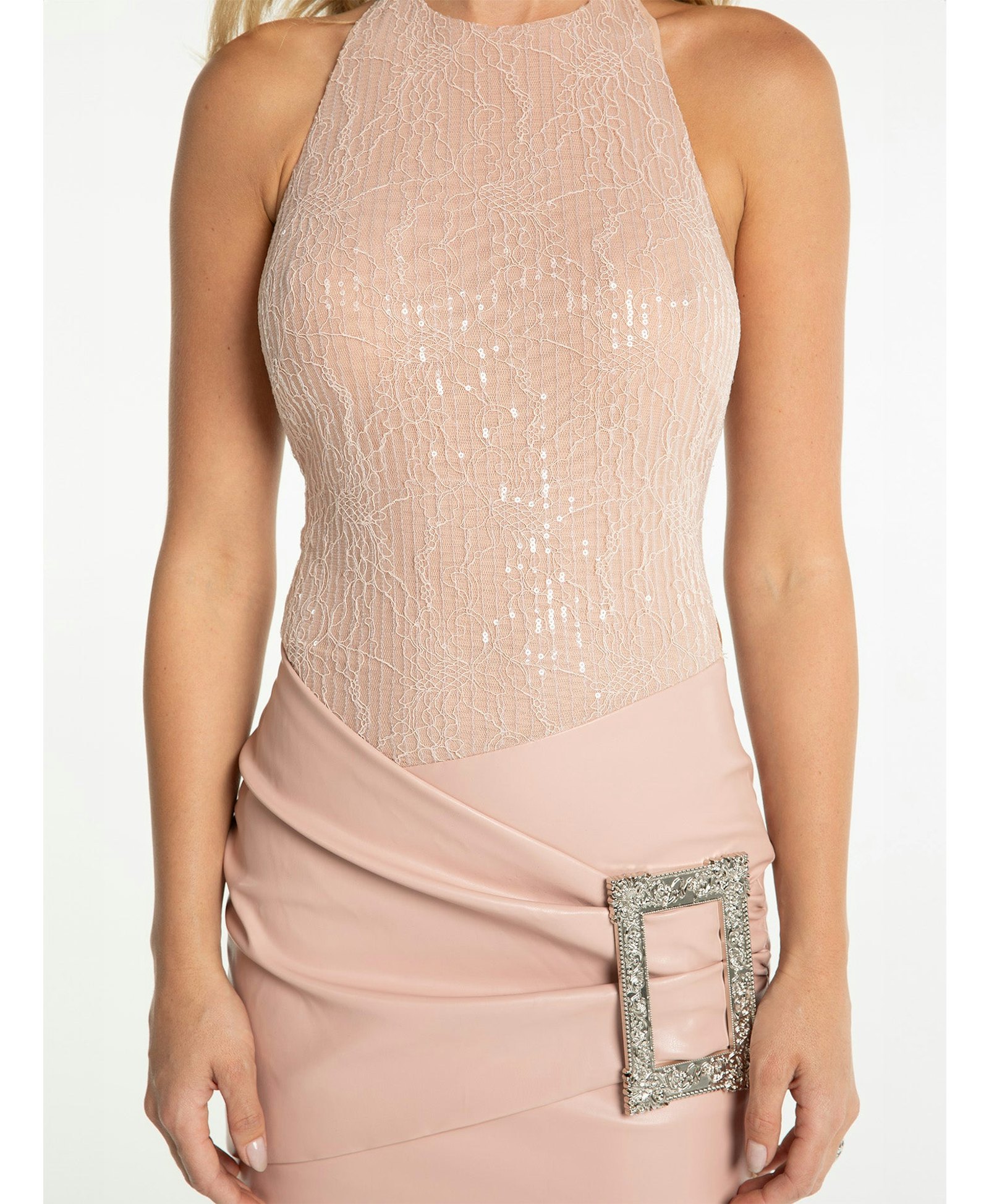 Laia Dress (Pink) made by Nana Jacqueline