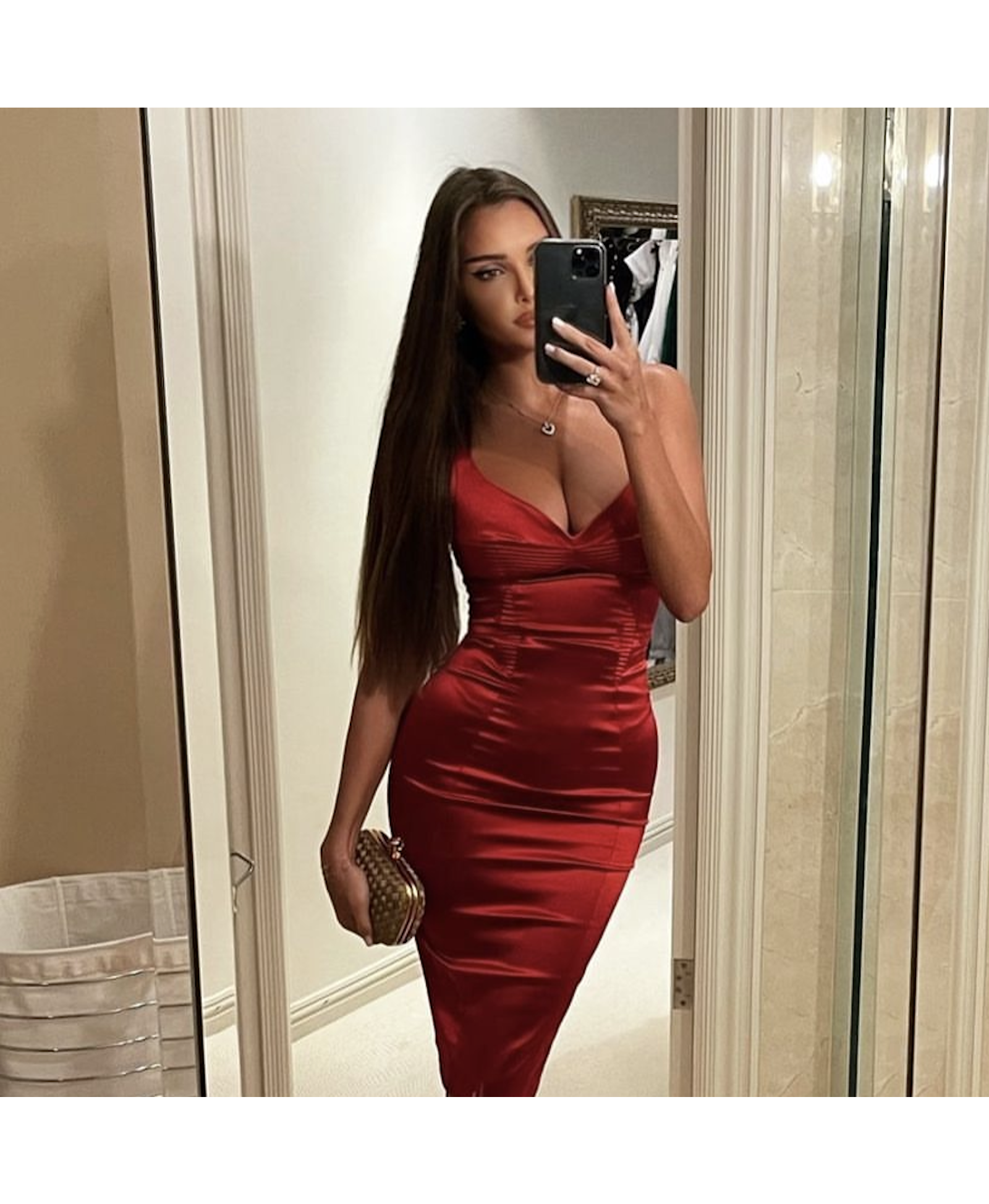 Haze Dress Red made by MURMUR