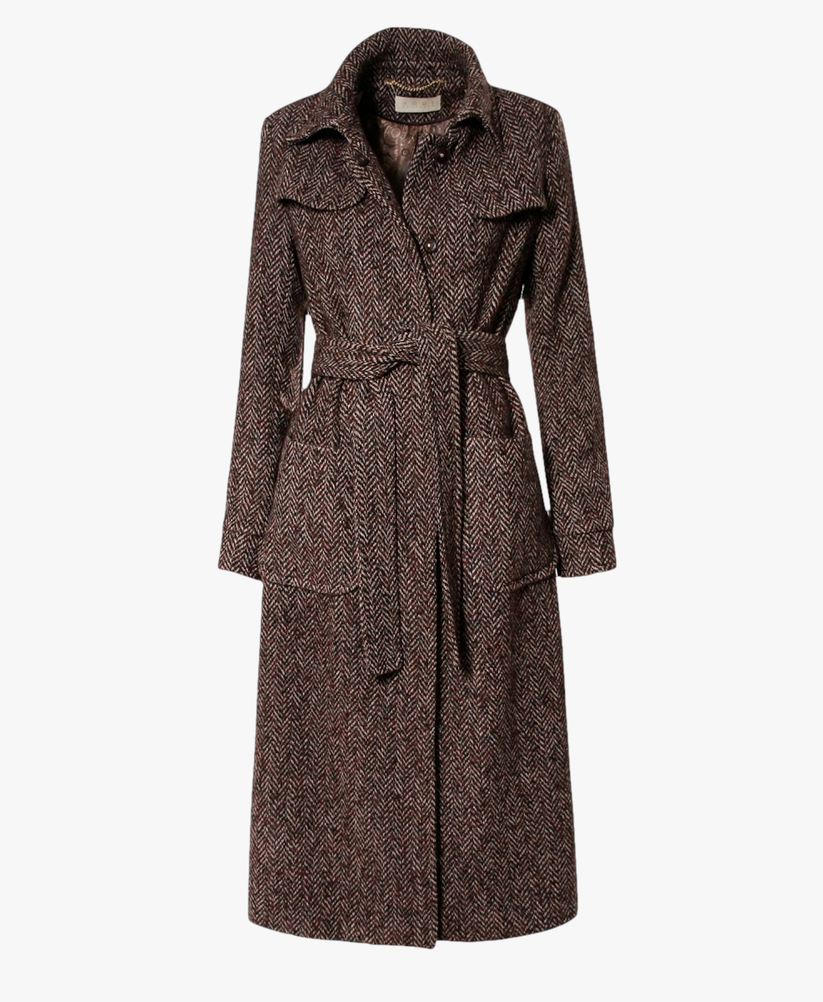Coat Meryl Brunette in Brown made by HALEWSKI