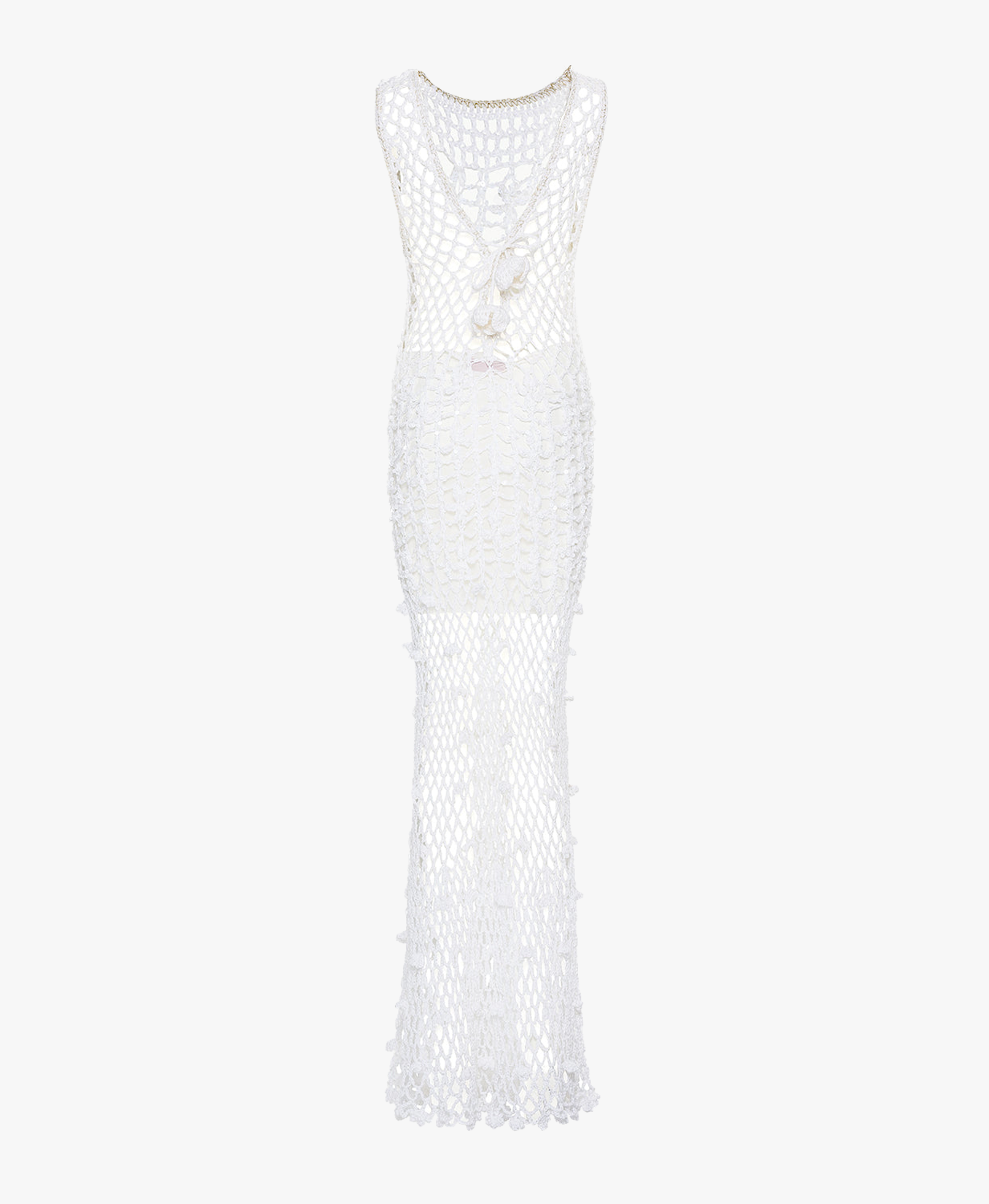 ANDREEVA | White Vanilla Handmade Maxi Crochet Dress ANDREEVA | White Vanilla Handmade Maxi Crochet Dress
