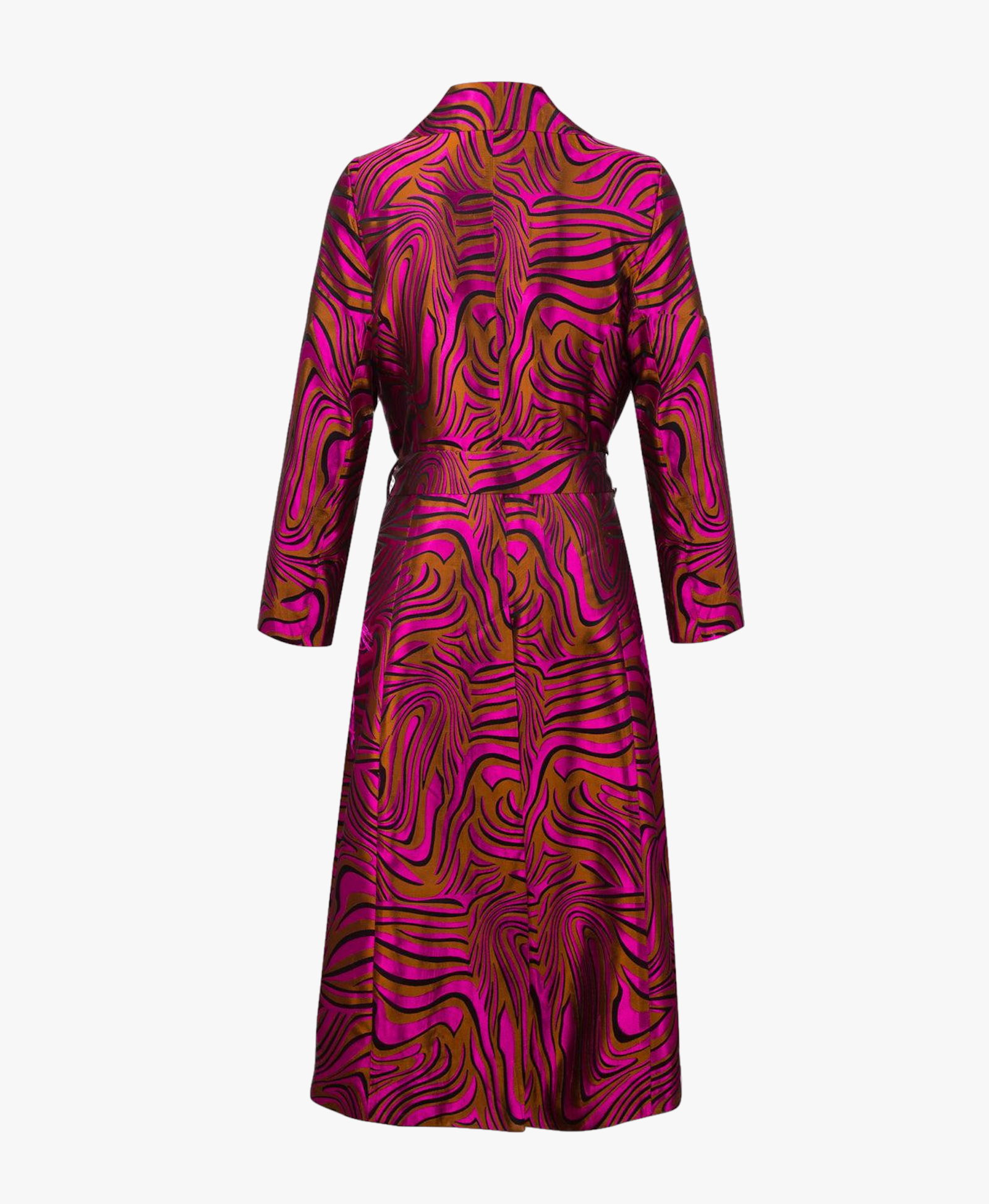 Raspberry Marilyn Coat № 23 made by ANDREEVA