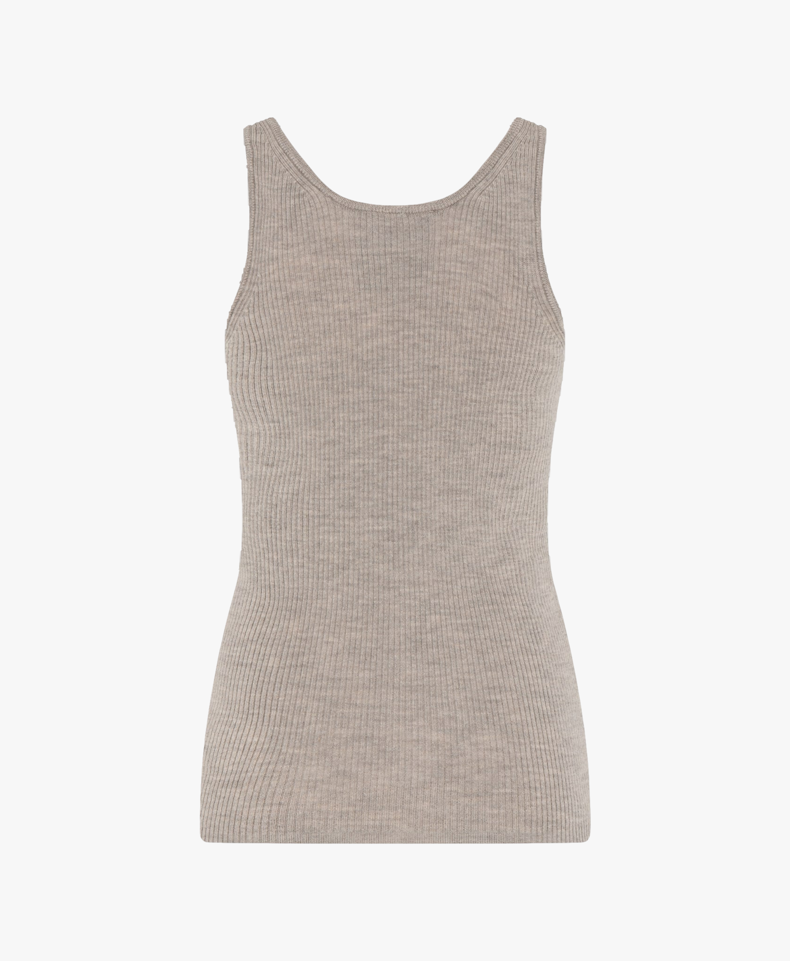 Tropea Top Merino Wool - Champagne in Beige made by HERSKIND