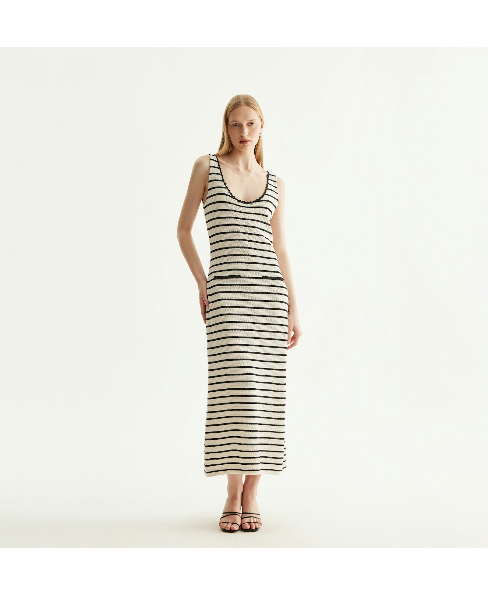 STRIPED DRESS made by CRUSH Collection