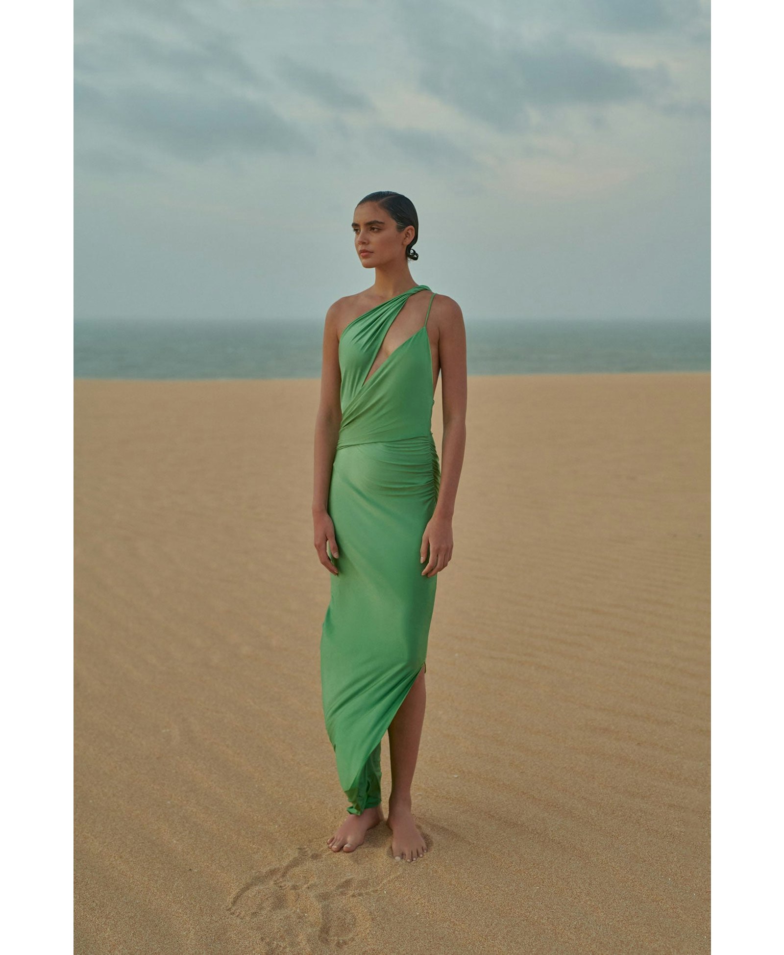 Lia Dress in Green made by BAOBAB