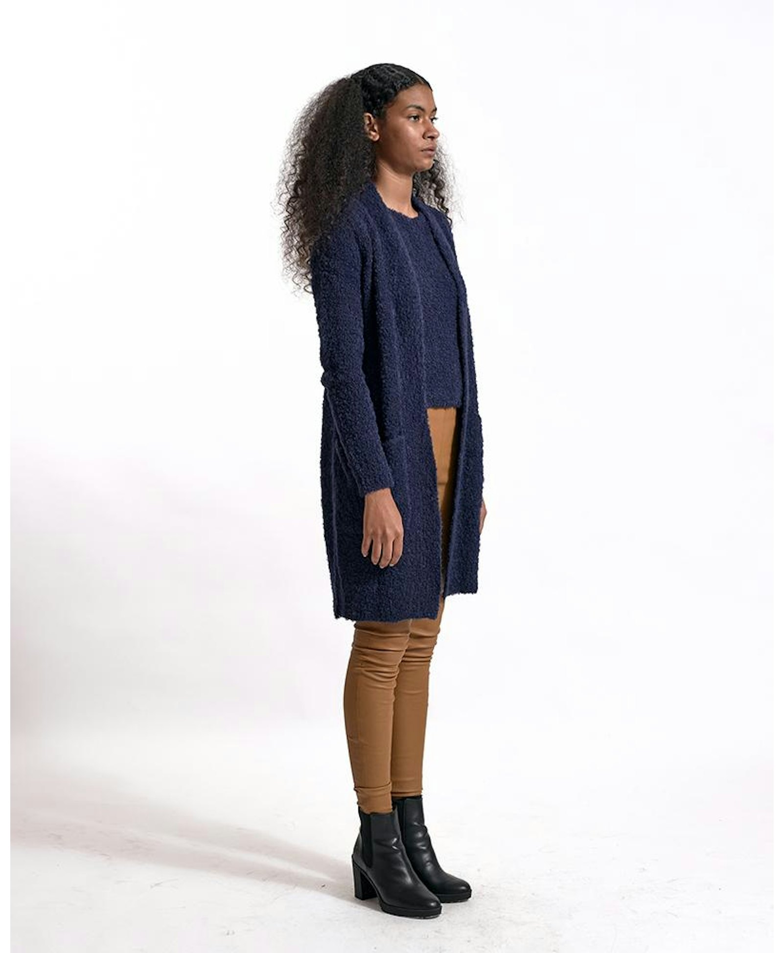 DALILA cardigan in Blue made by AYNI