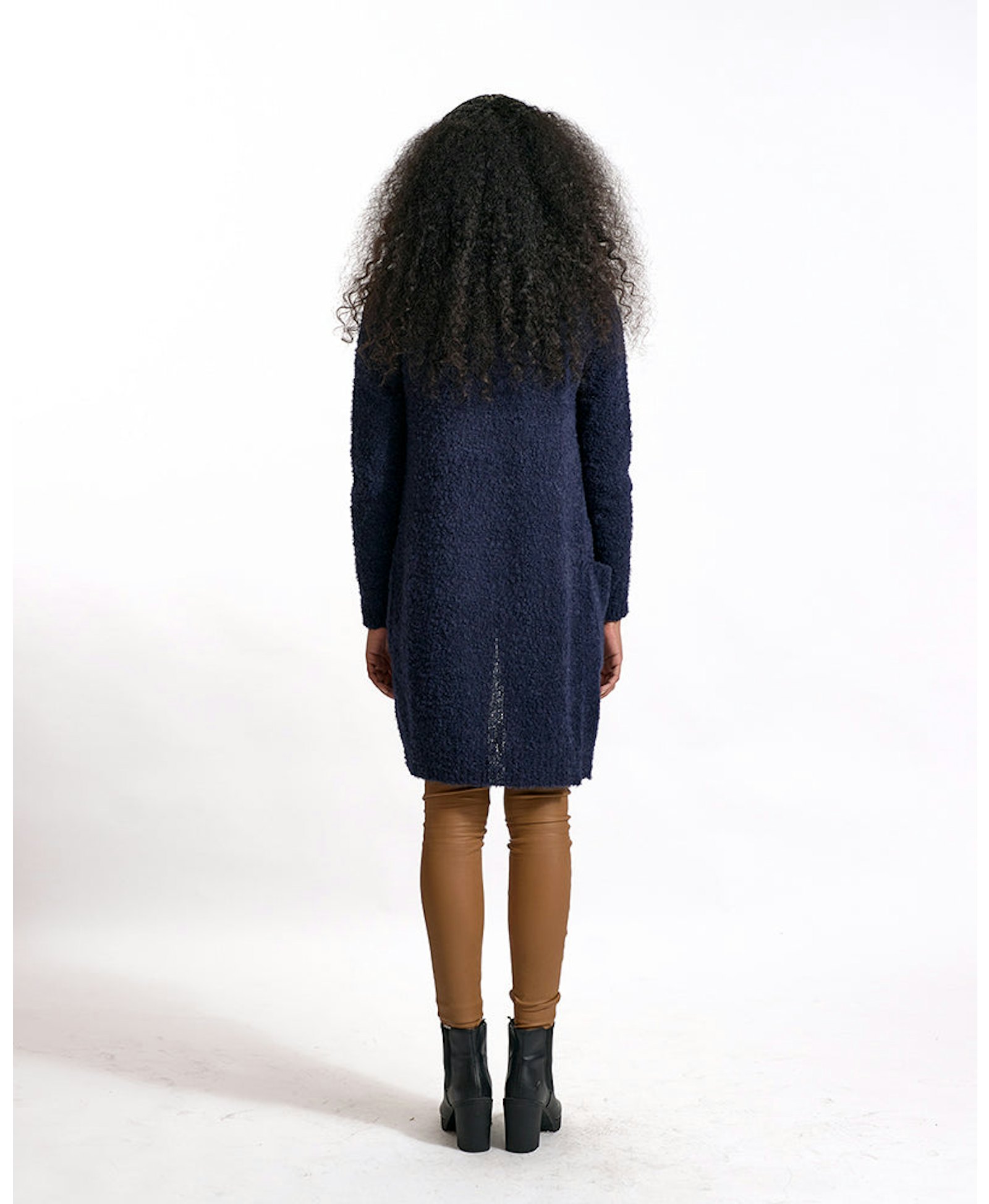 DALILA cardigan in Blue made by AYNI