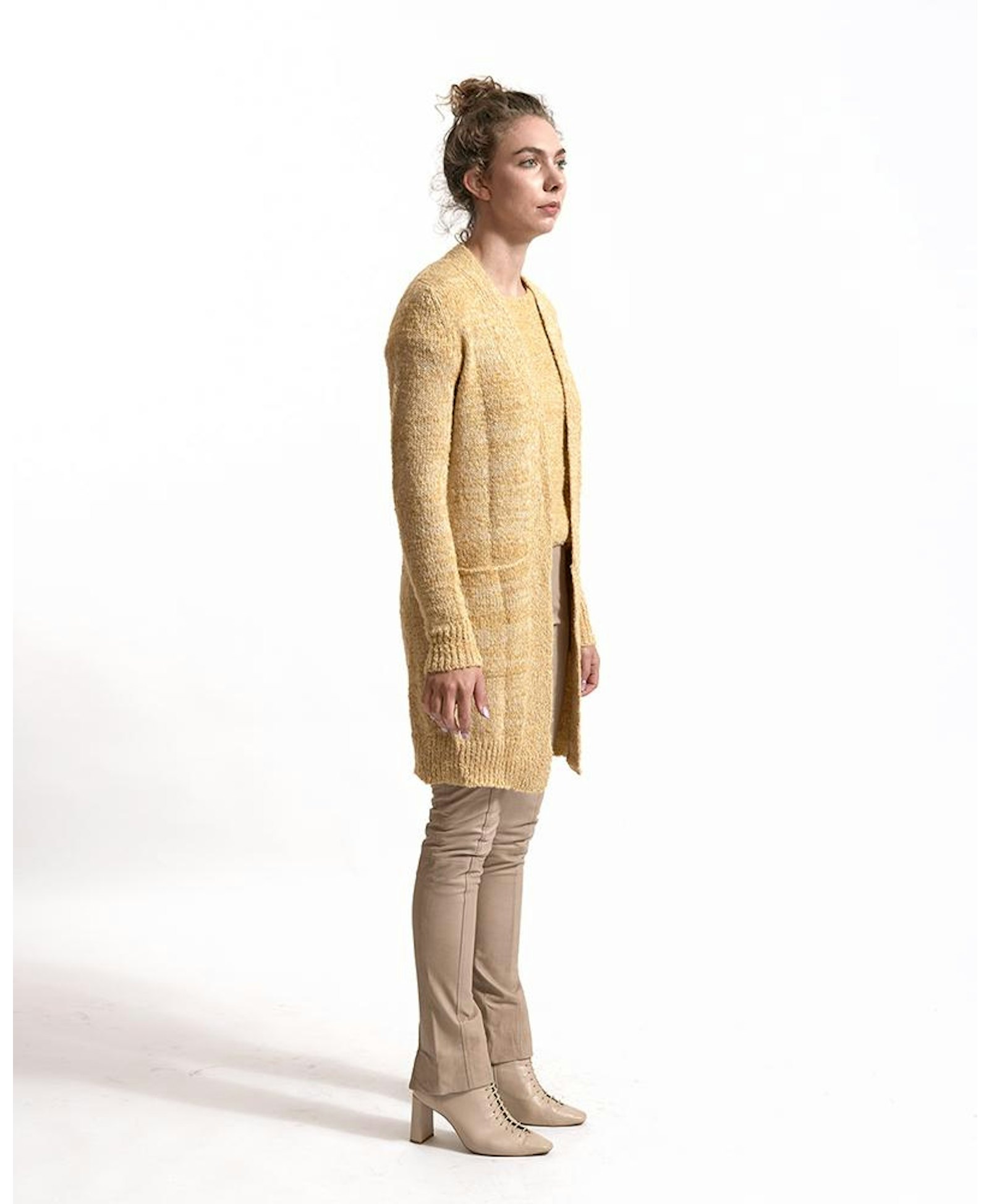 DALILA cardigan in Beige made by AYNI