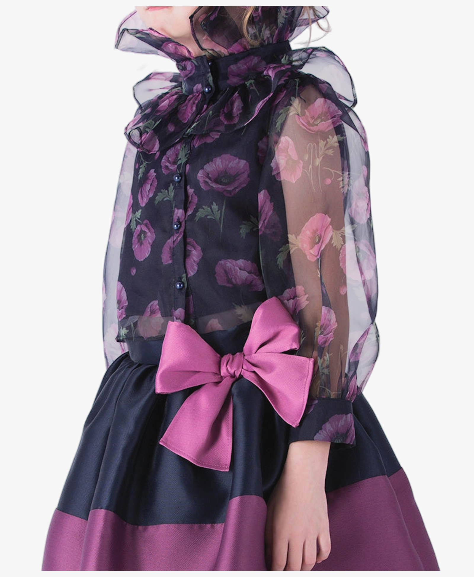 Orchid Bow Girls Outfit | 2 Pieces made by Mama Luma