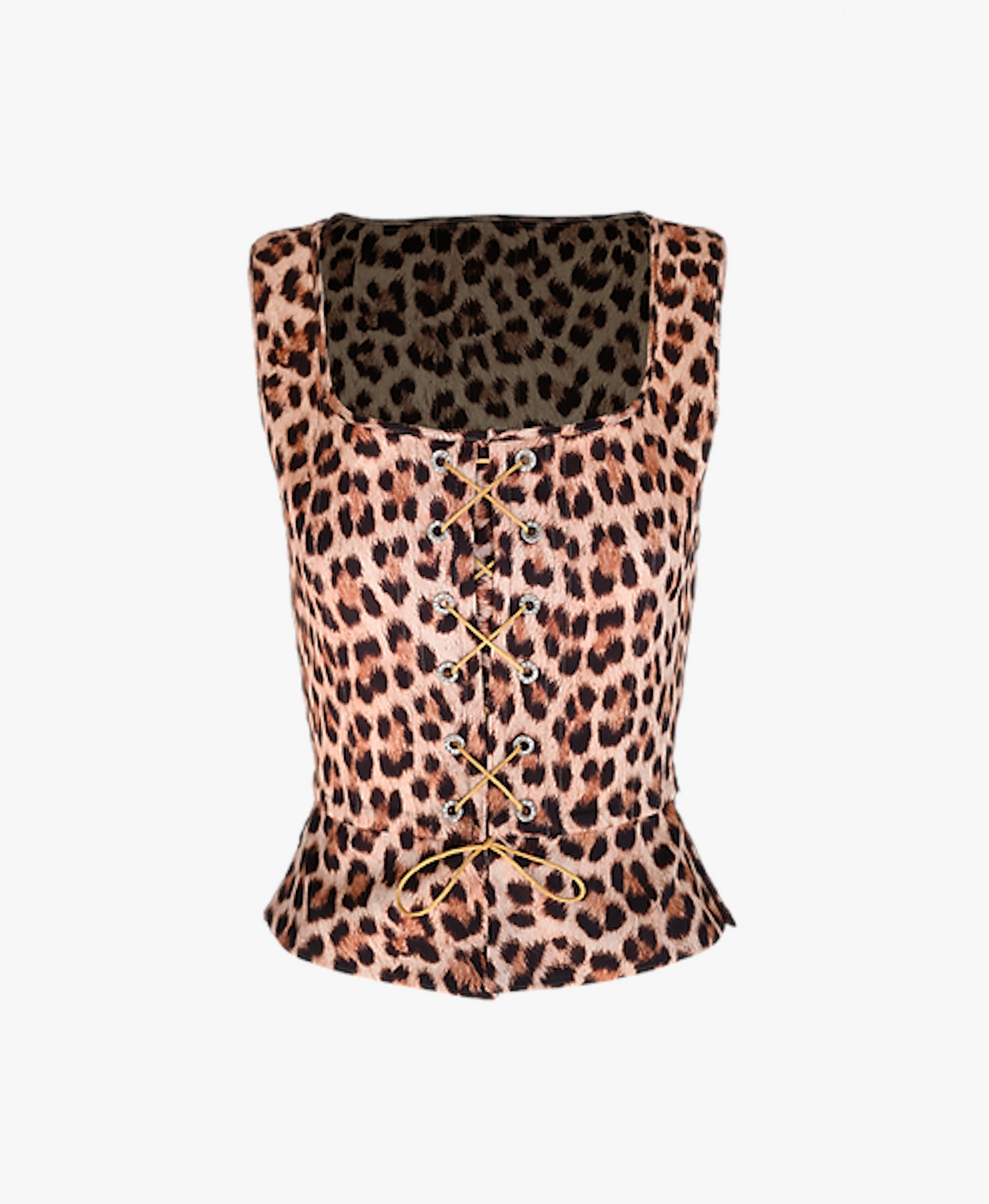 CHEETAH PEPLUM CORSET made by Alice Pons Milano