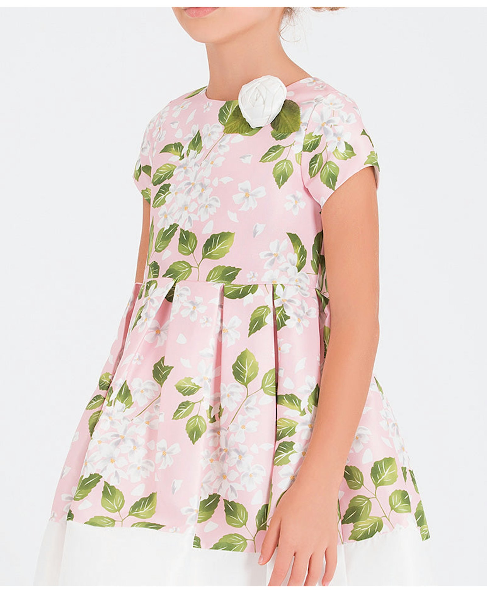 3D Flower Appliqué Dress made by Mama Luma