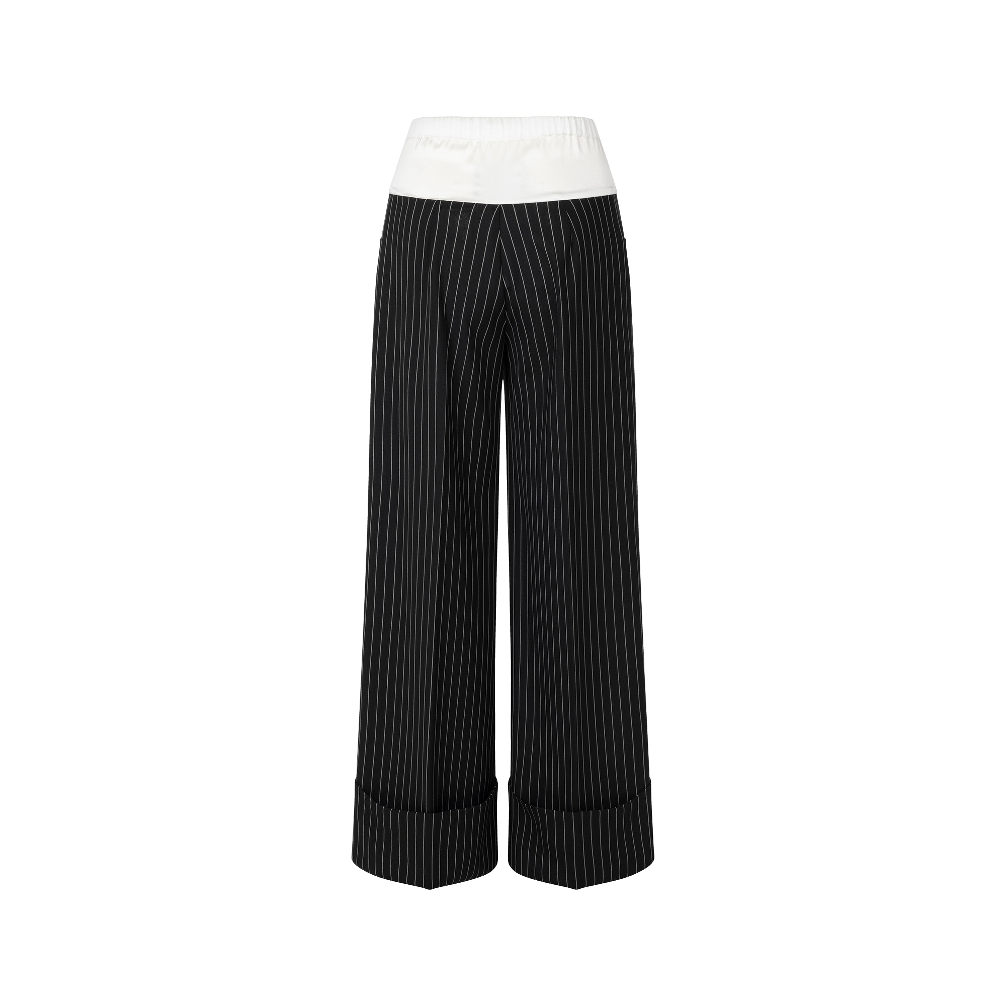 Shop Wiktoria Frankowska Striped Suit Pants