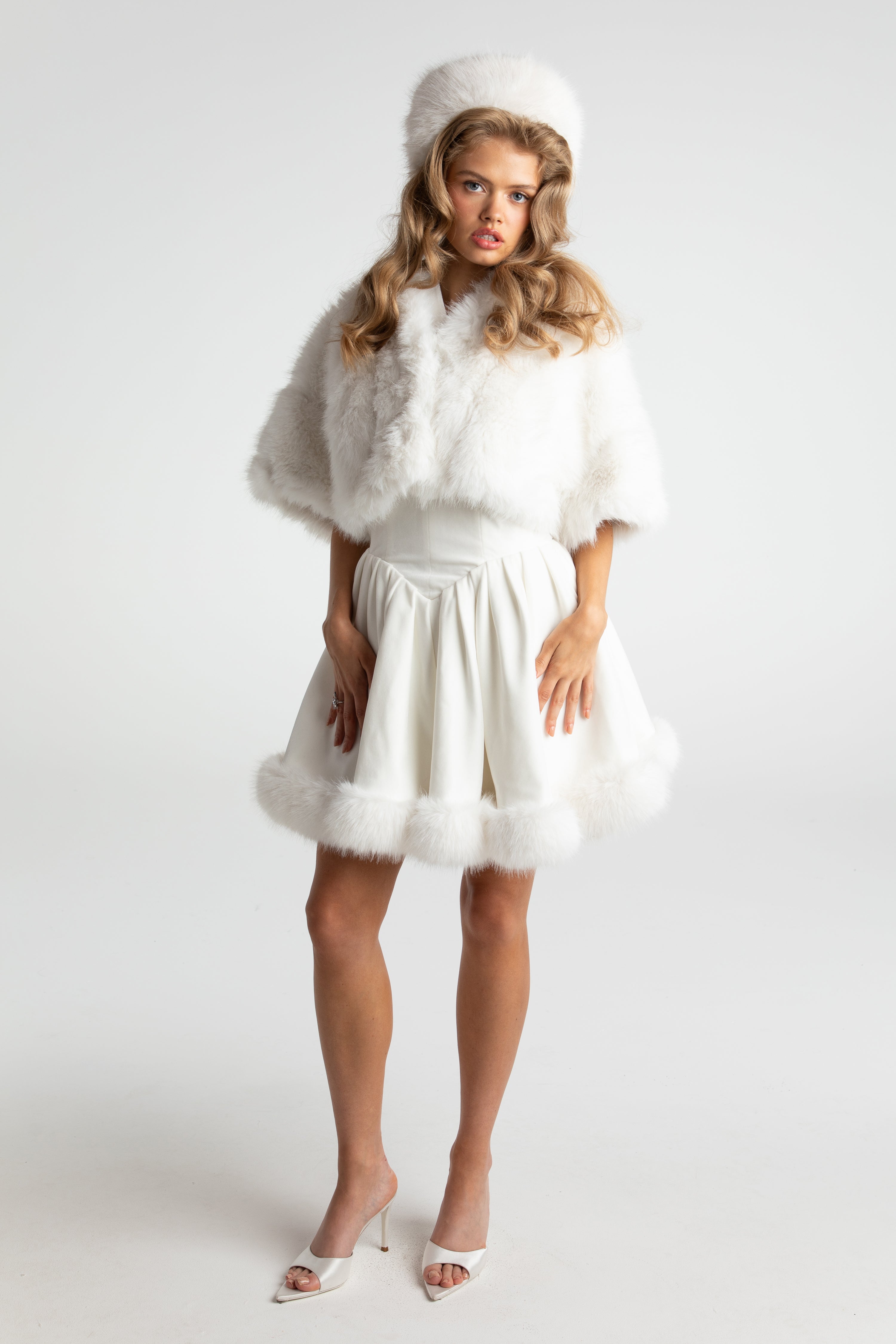 コート stellina bianca coat 3Y Stellina
